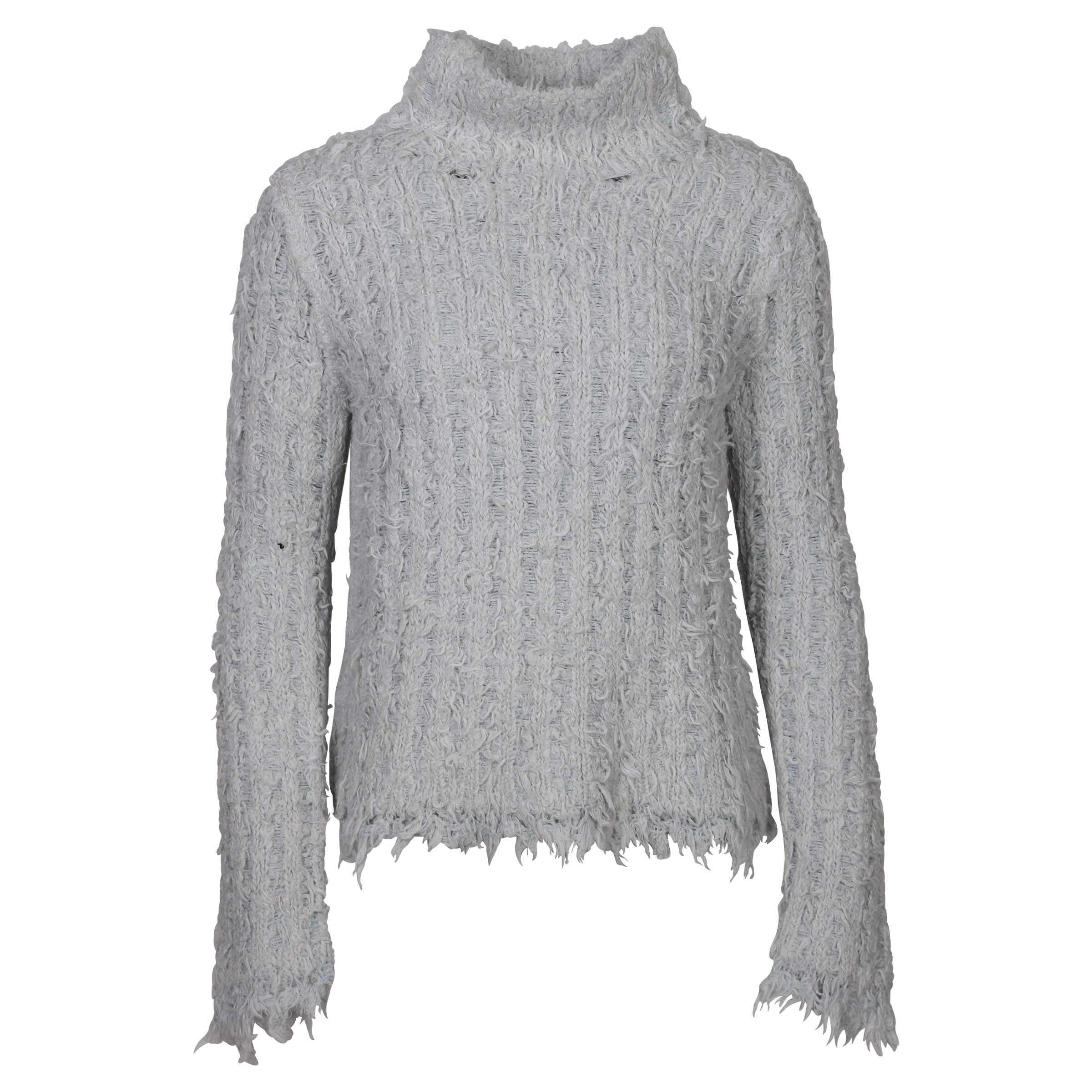 Acne Studios Knit Pullover Kolga Hairy Open Light Blue