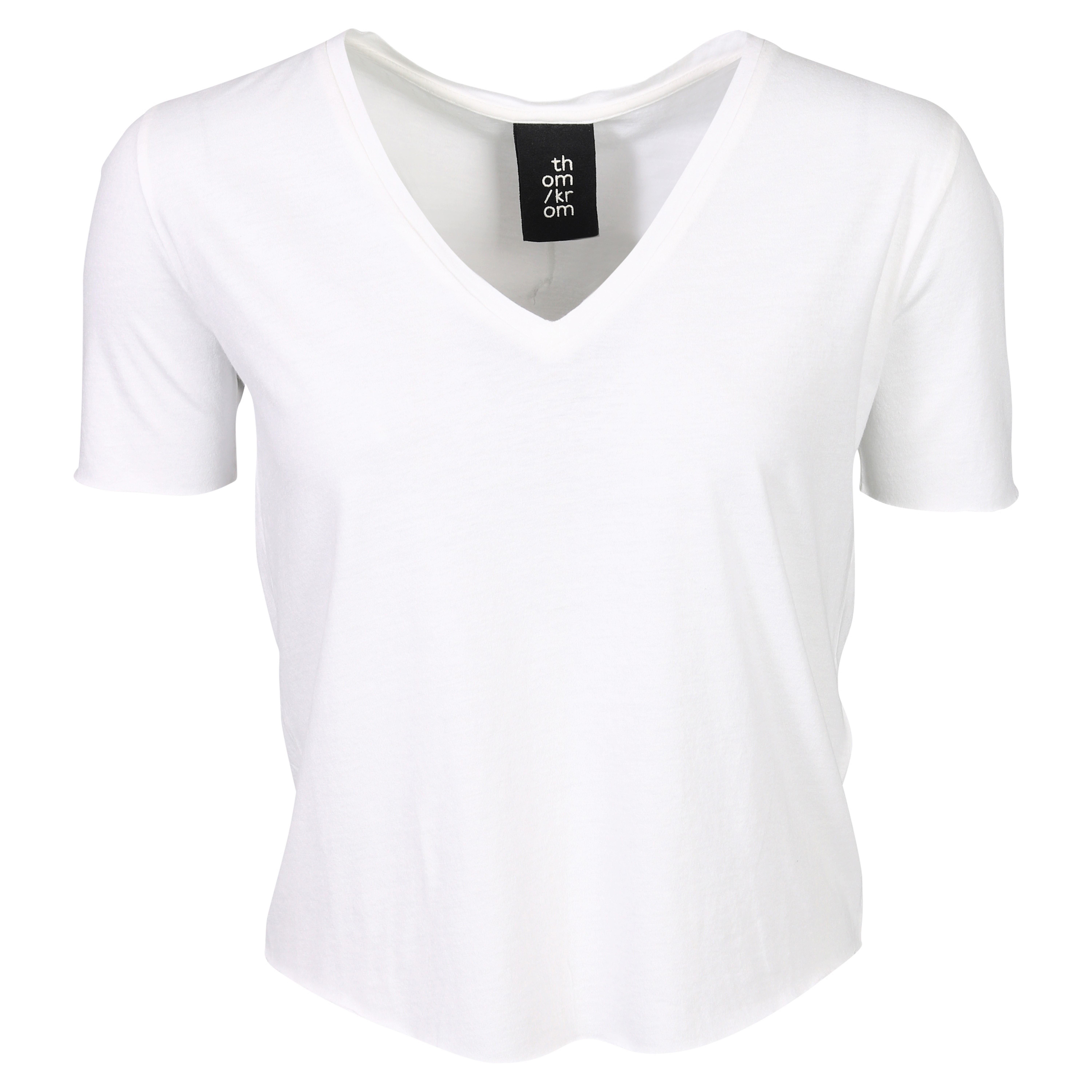 Thom Krom V-Neck T-Shirt in White