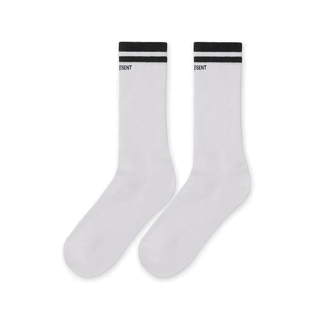 REPRESENT Represent Socks in White / Black One Size