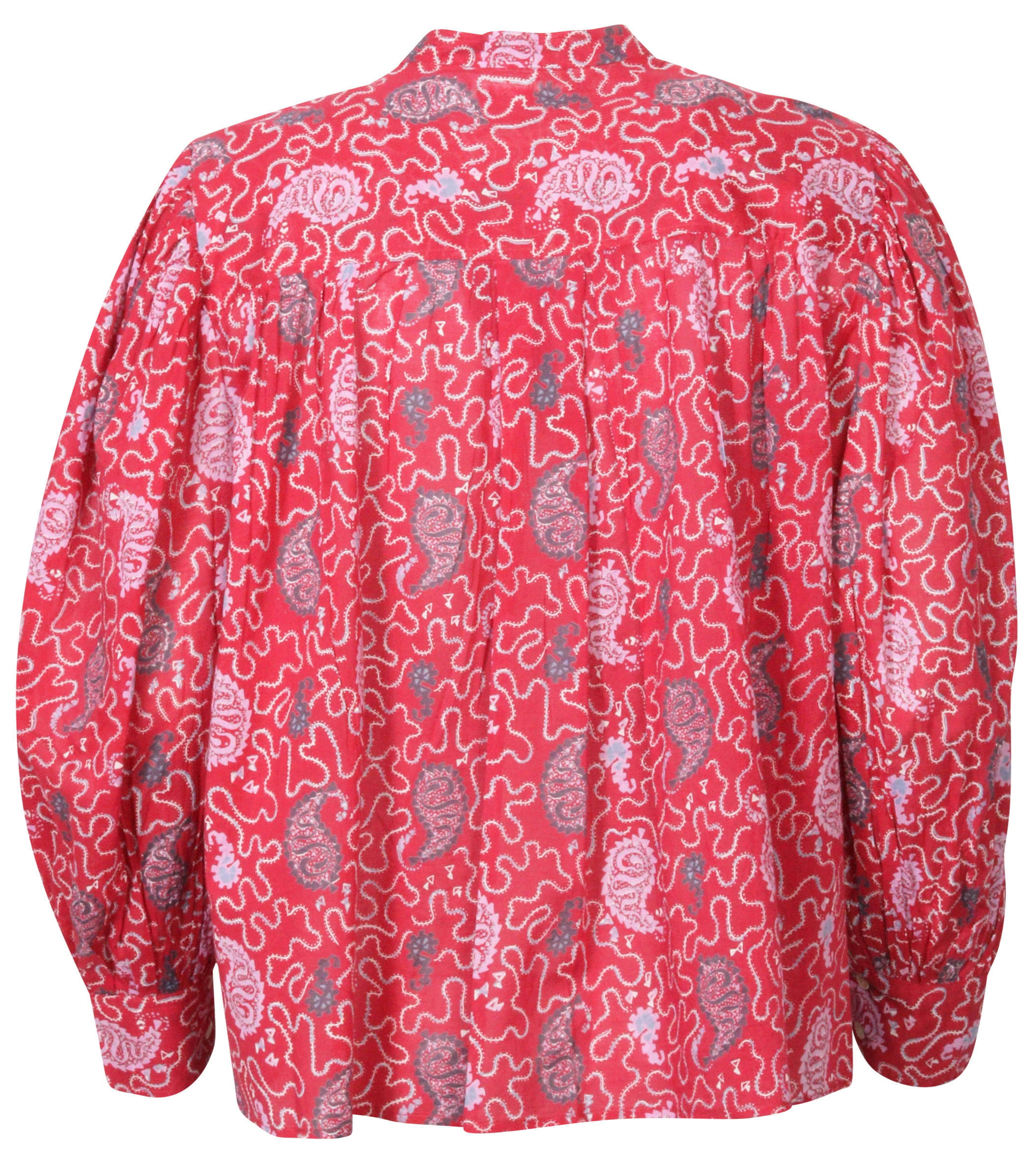 Isabel Marant Étoile Shirt Adriga Red Printed FR/36 - DE/34