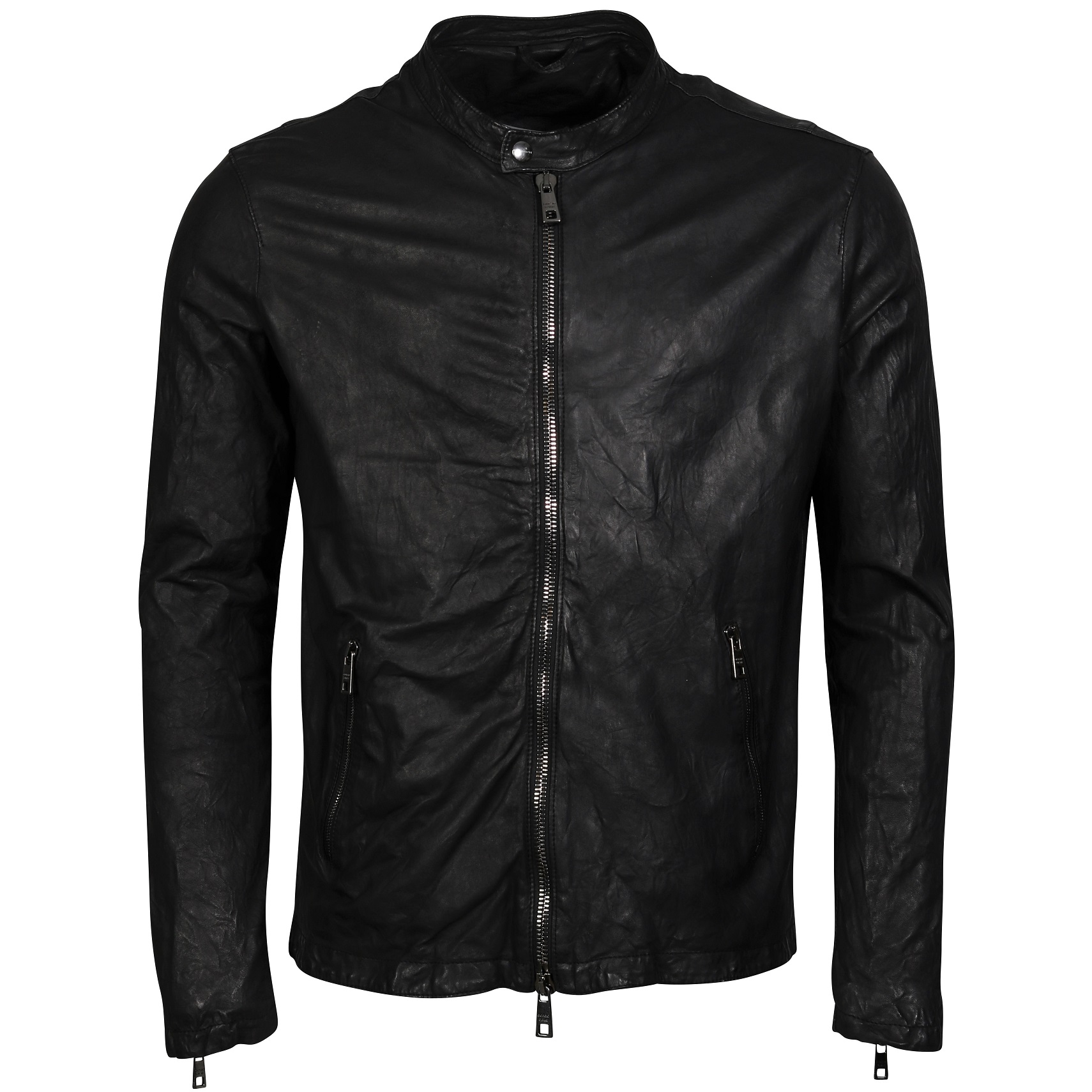Giorgio Brato Biker Jacket in Black