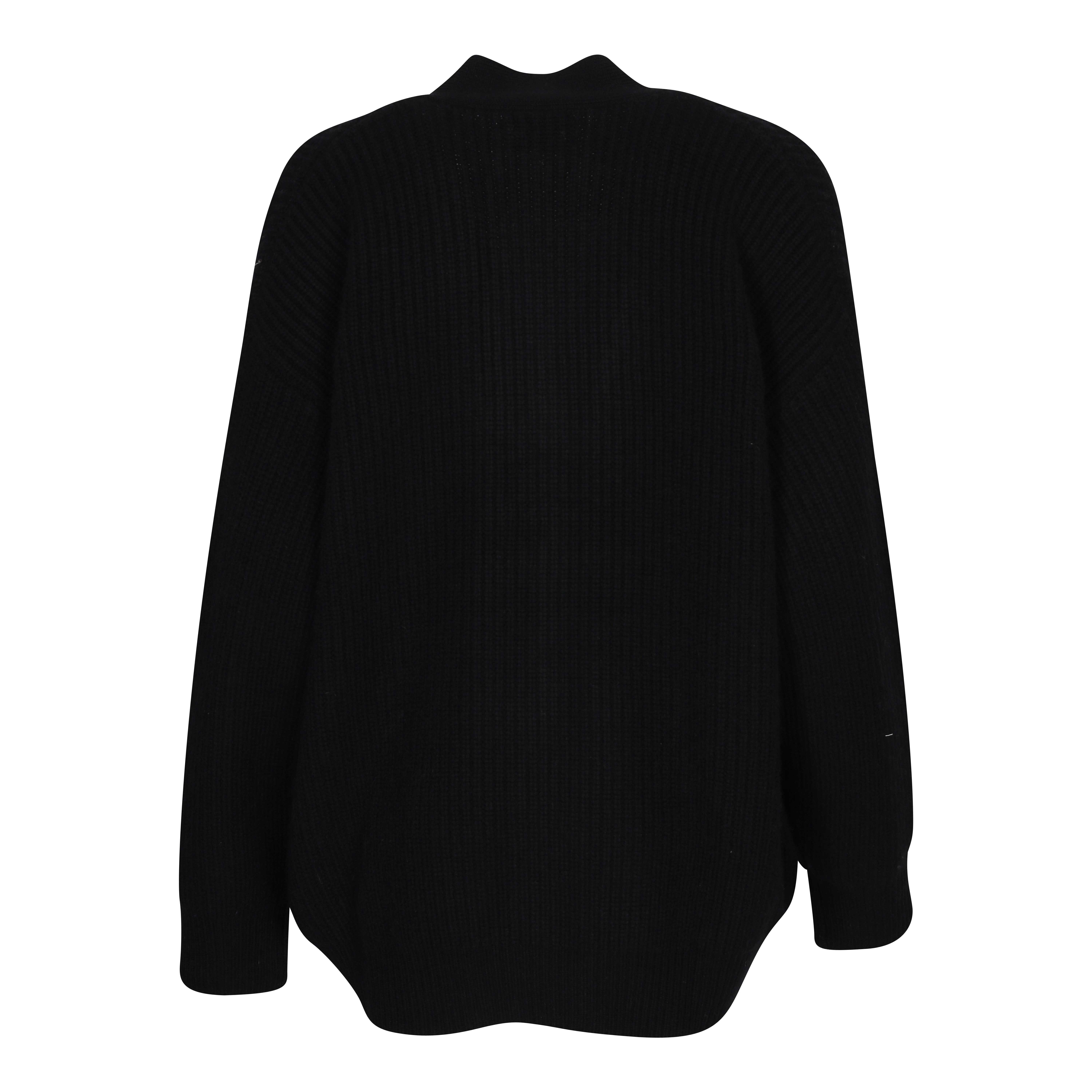 Flona Cashmere Cardigan in Black