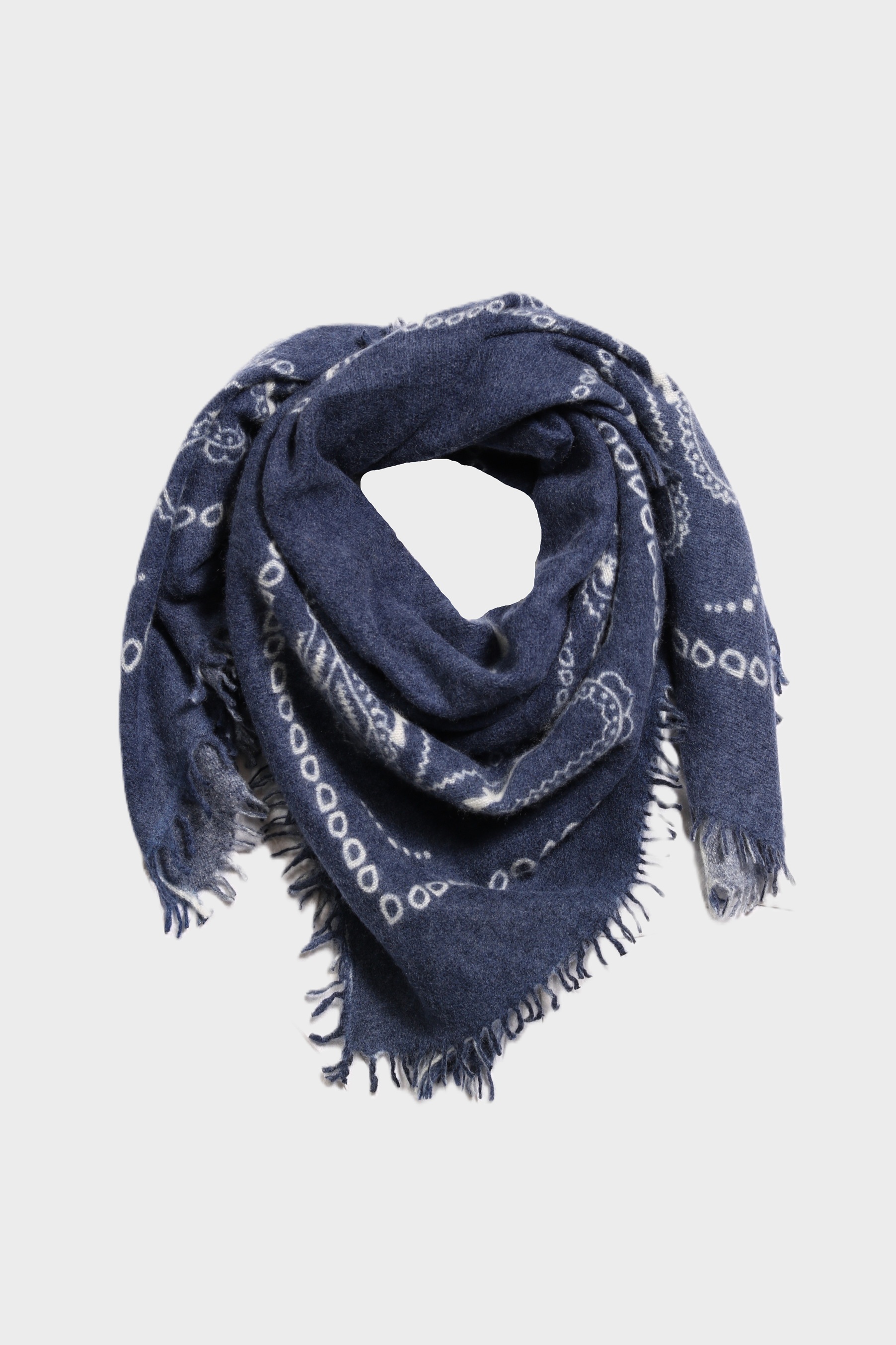 WARM ME Aimee Cashmere Bandana in Navy