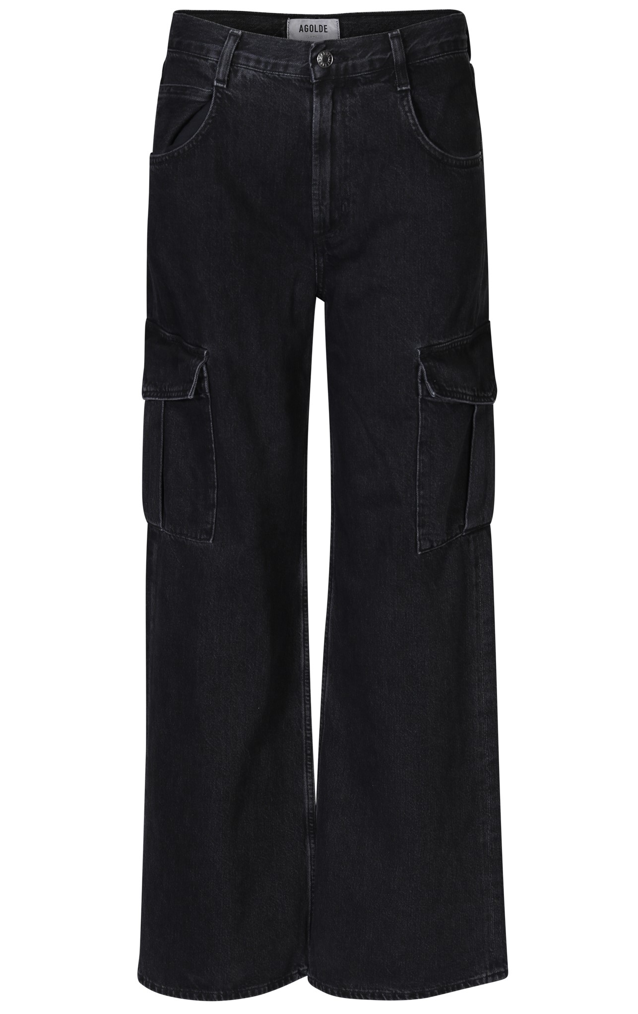 AGOLDE Minka Cargo Spider Black W 31