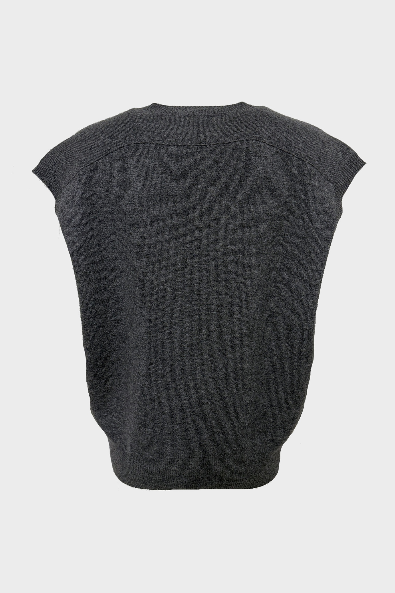 LISA YANG Navarra Cashmere Vest in Graphite