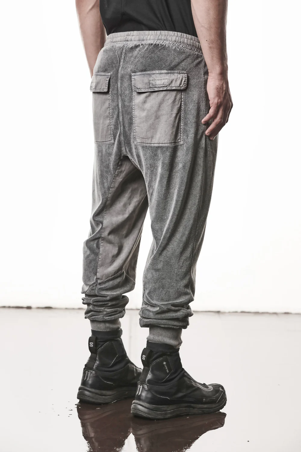 THOM KROM Terry Sweatpant in Dark Used Grey