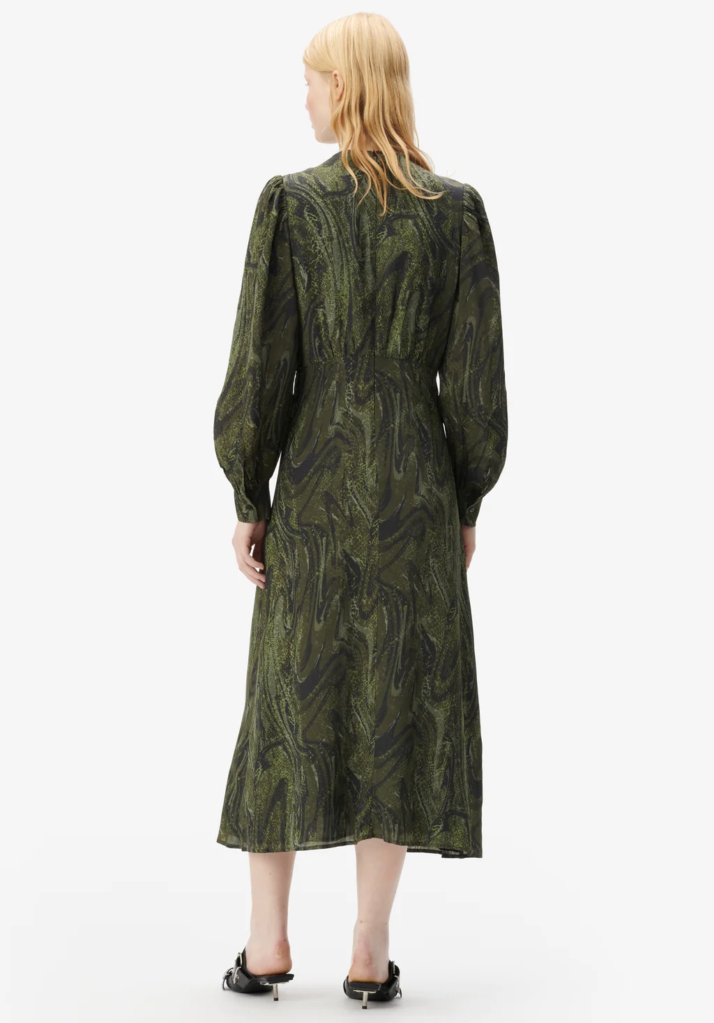 LALA BERLIN Dress Dollyne in Agate Green