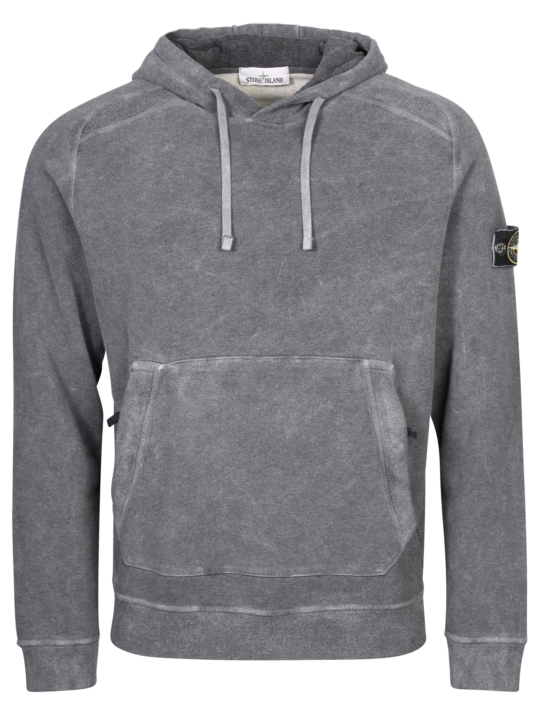 Stone Island Sprayed Hoodie Grey