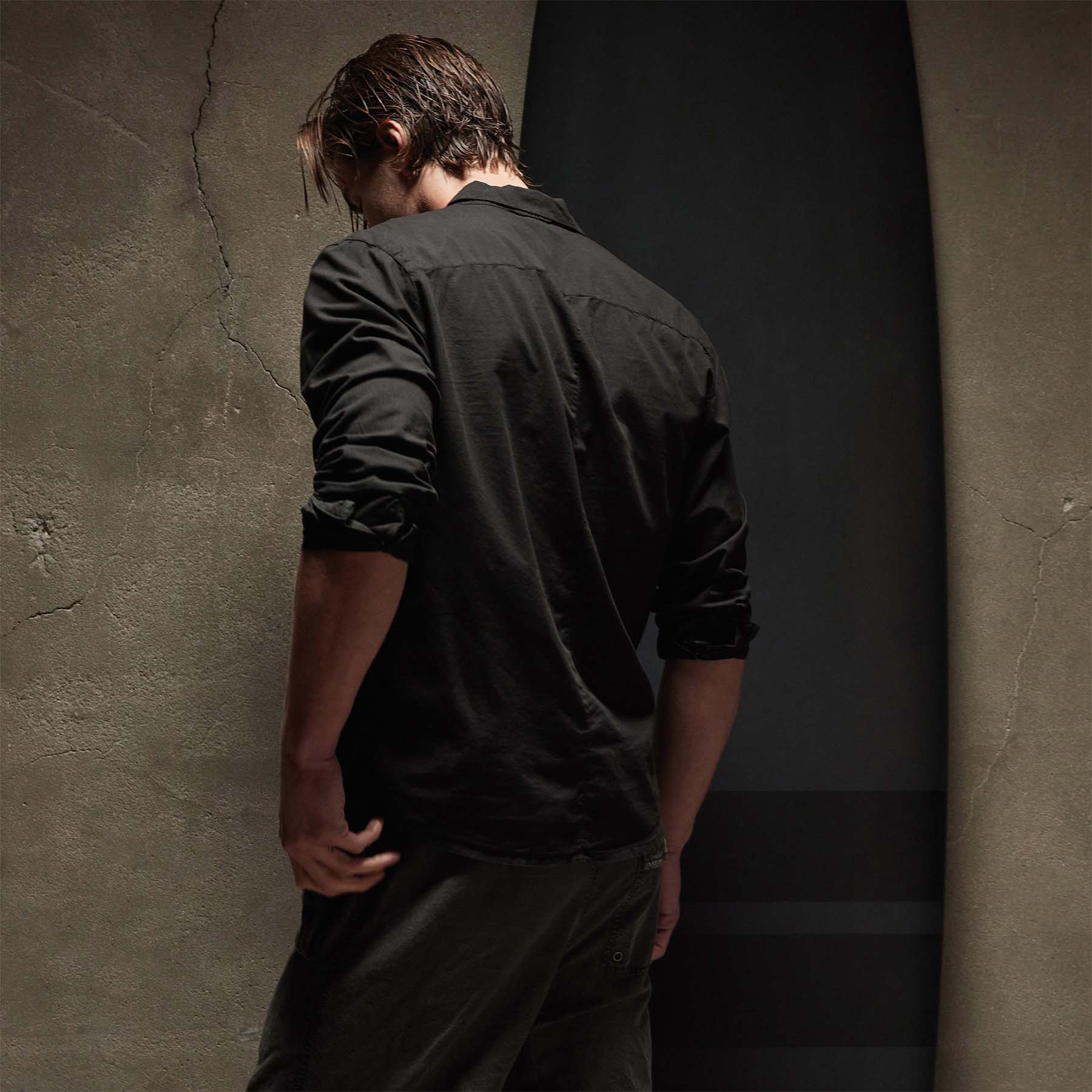 JAMES PERSE Standard Shirt in Black 2XL/5