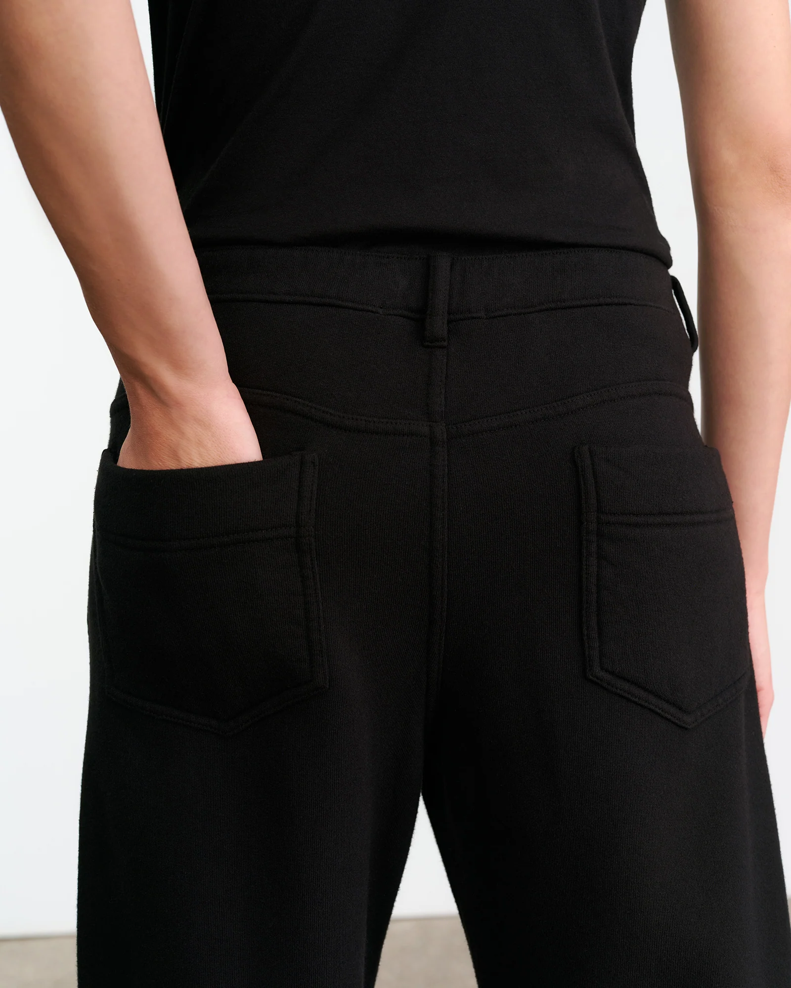 NILI LOTAN Tribeca Sweatpant in Black