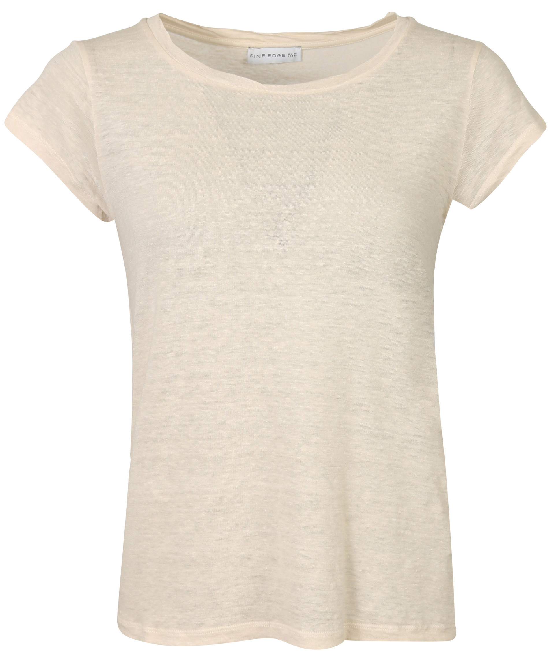Fine Edge Crew Neck T-Shirt Blush Pink