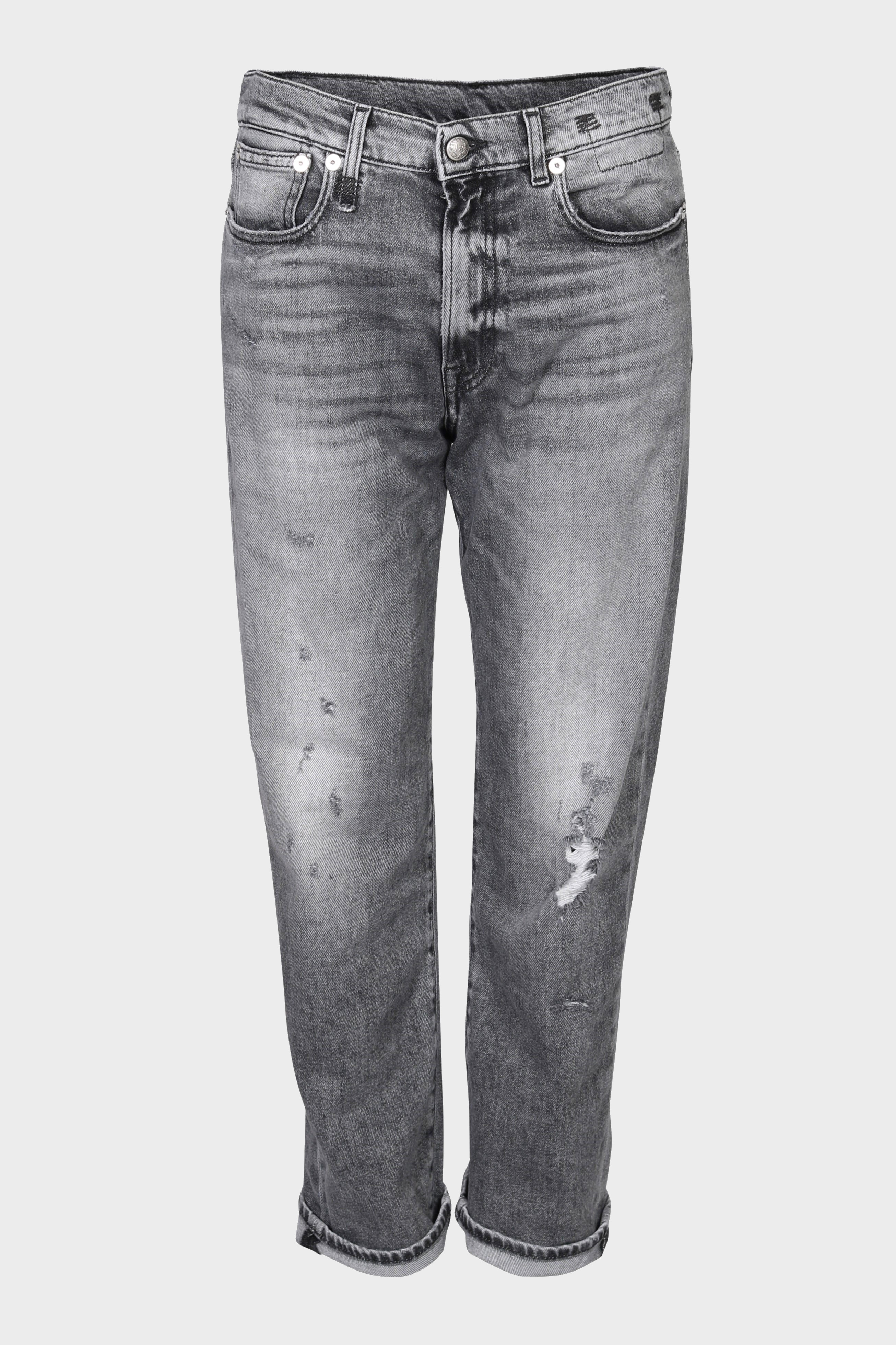 R13 Boyfriend Jeans in Vintage Grey