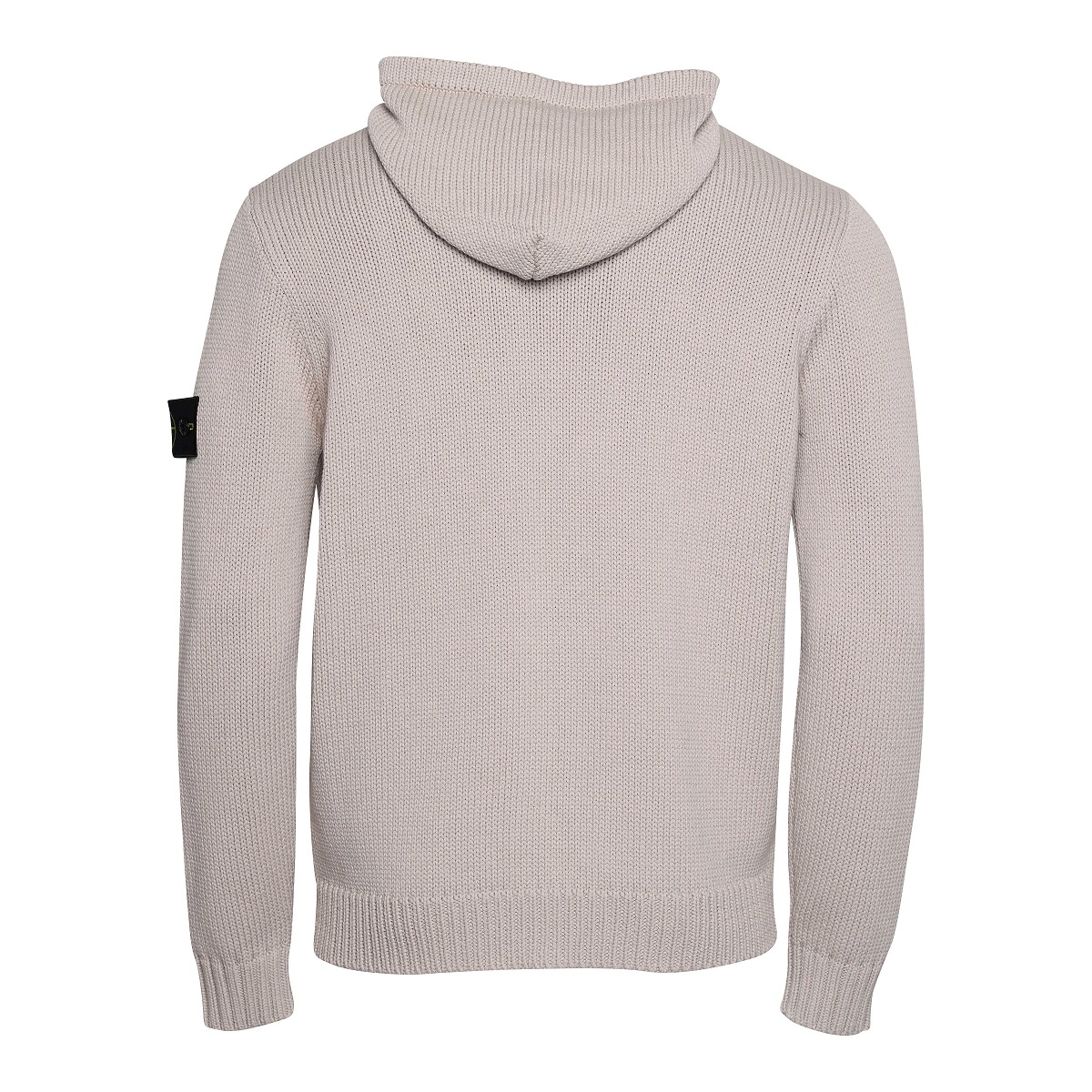 Stone Island Cotton Heavy Knit Jacket in Dave Grey L