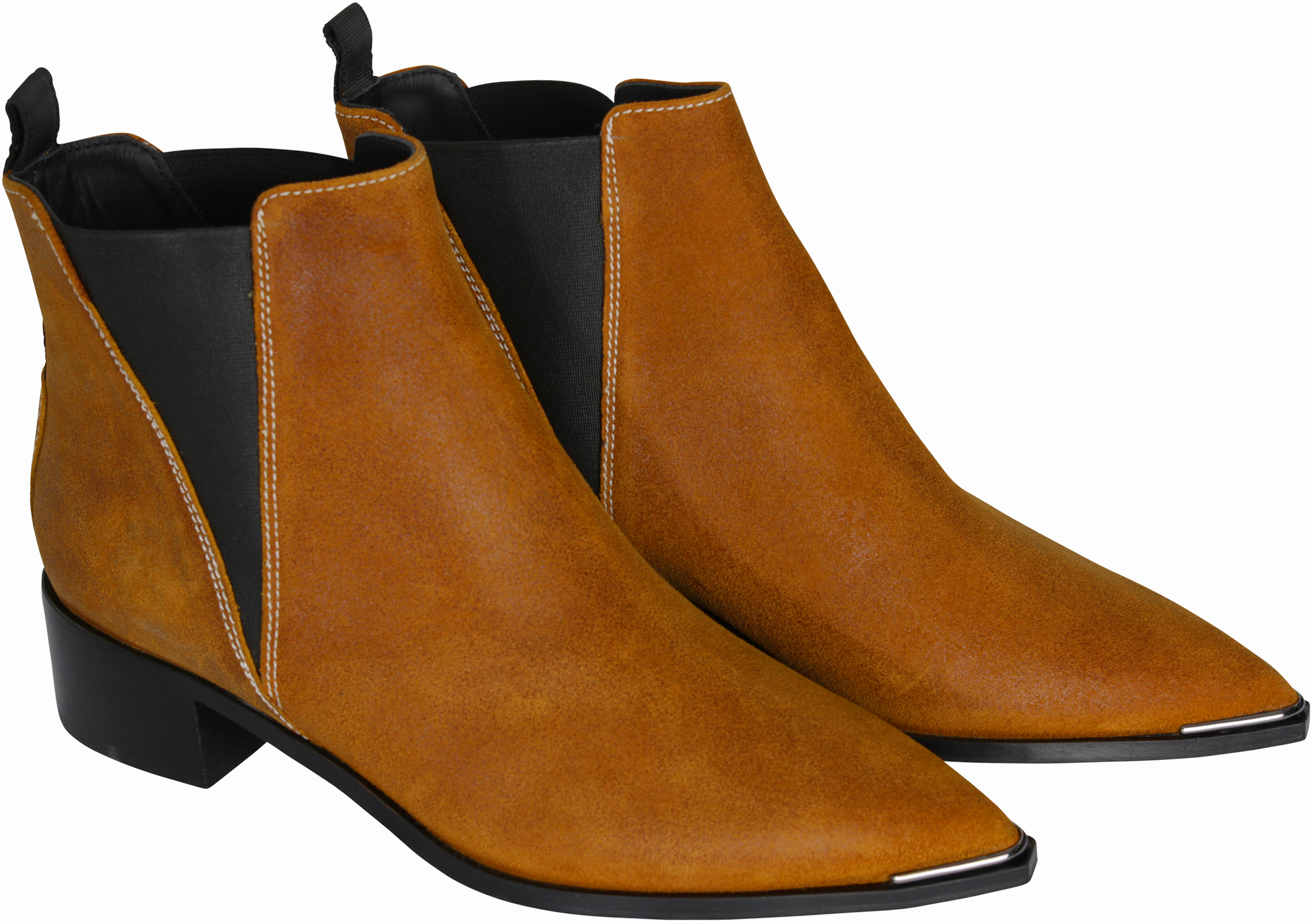 acne studios boots jensen waxed cognac 39