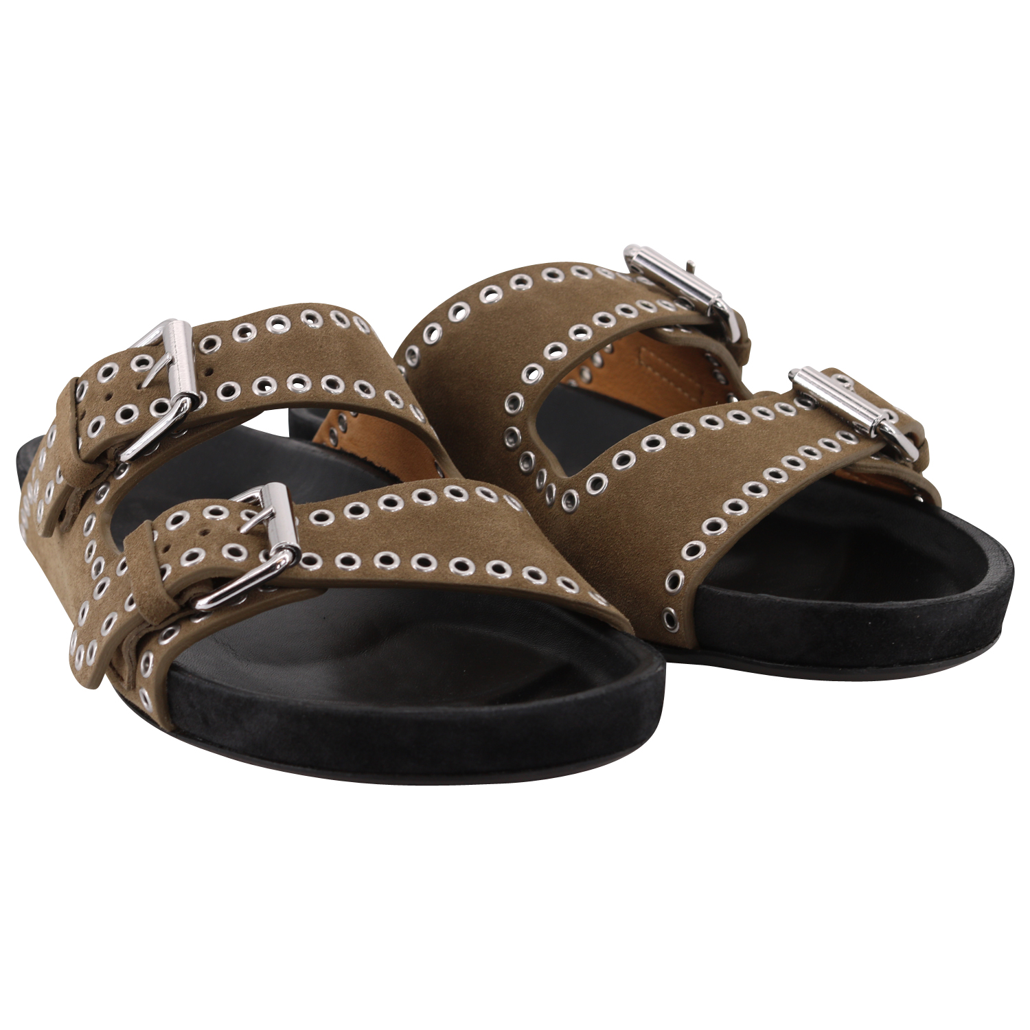 Isabel Marant Sandals Lennyo Taupe Suede 39