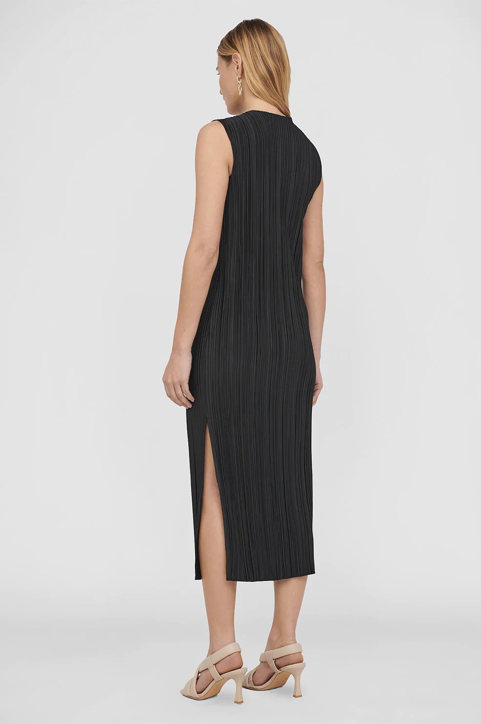 ANINE BING Melanie Dress in Black L