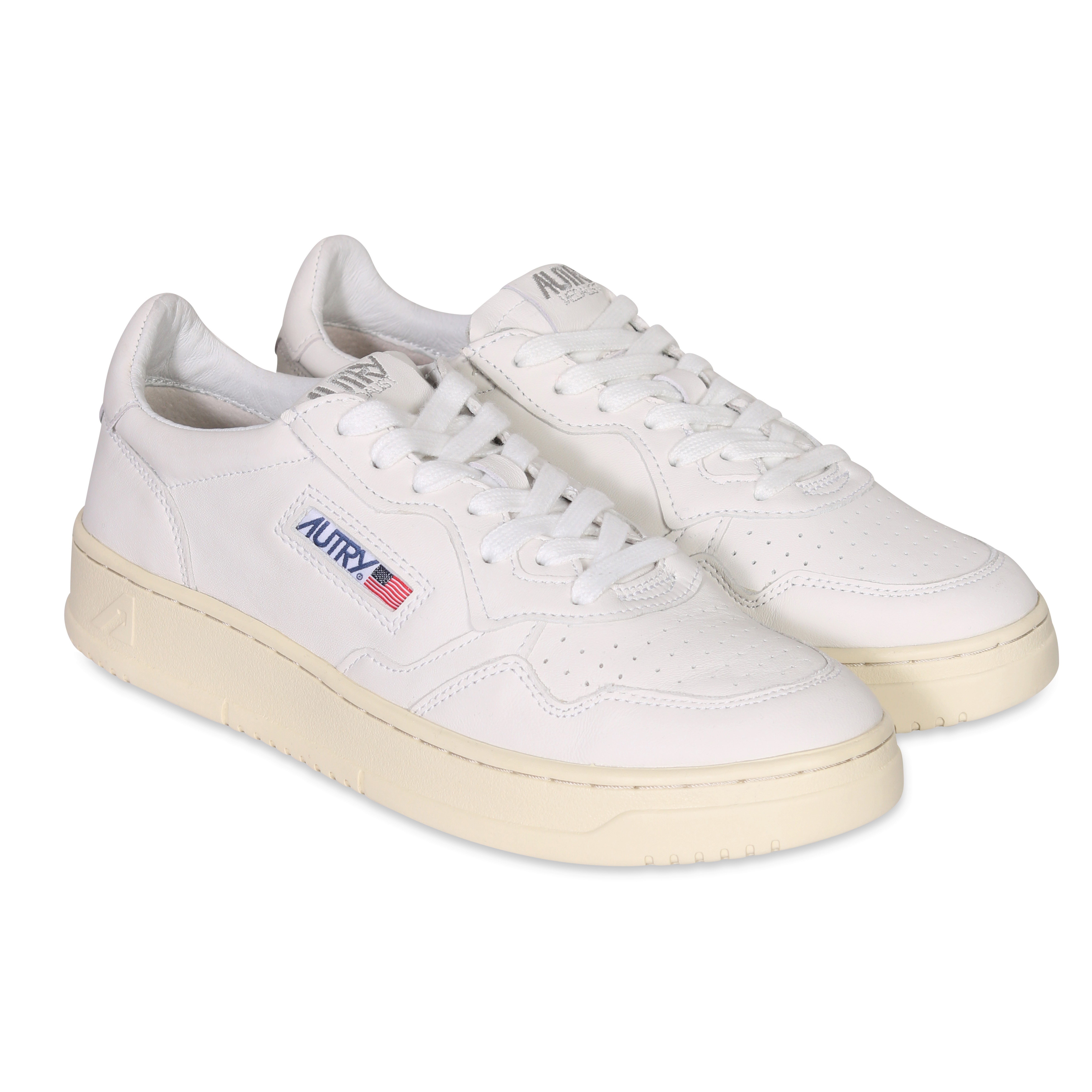 AUTRY ACTION SHOES Low Sneaker Goat White/White 47