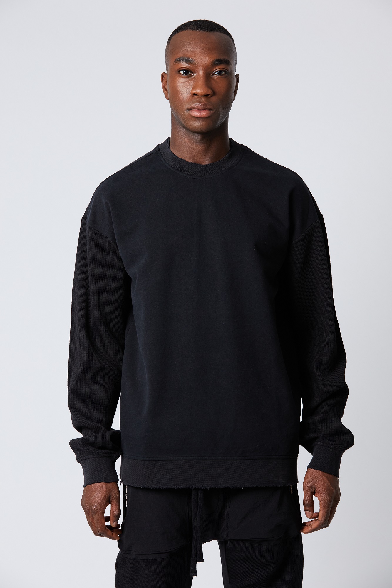 Thom Krom Sweatshirt in Black