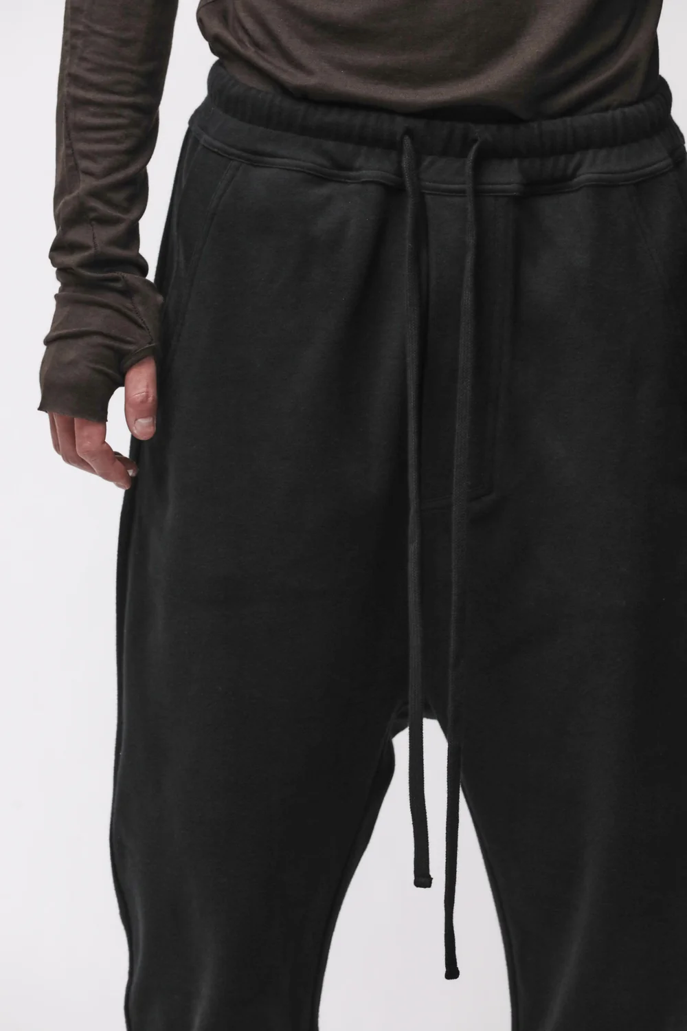 THOM KROM Heavy Cotton Sweatpant in Black