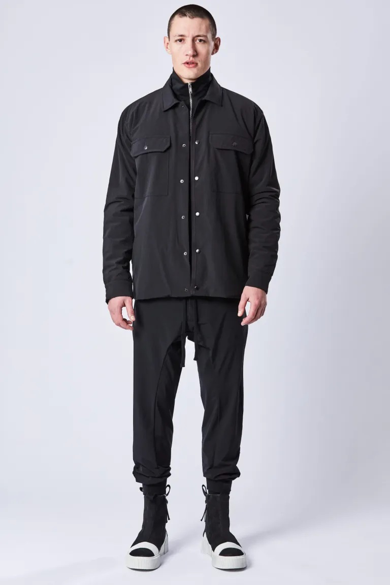 THOM KROM Padded Overshirt in Black M