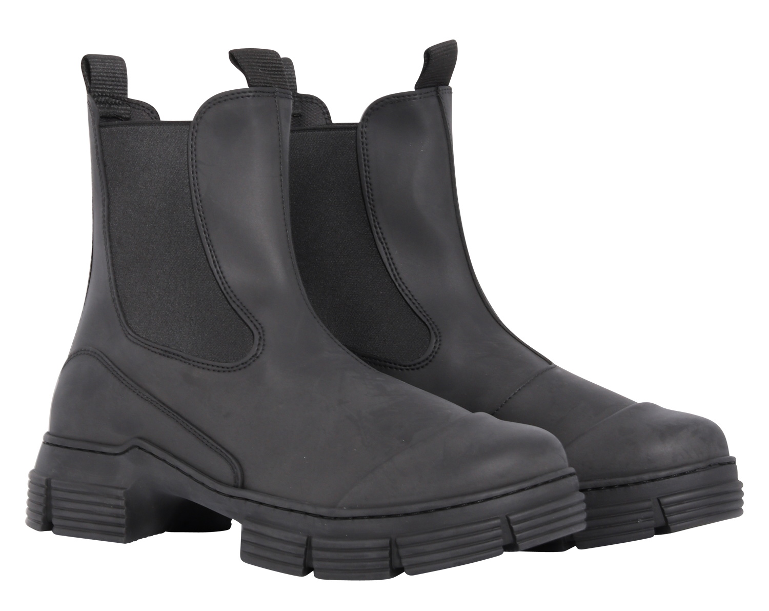 Ganni Recycled Rubber City Boot Black