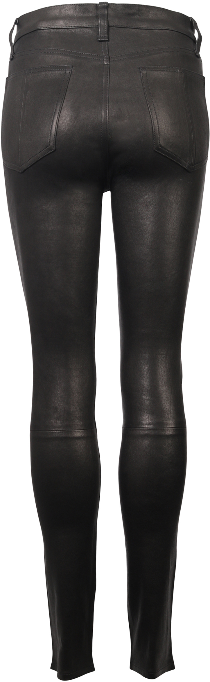 rag & bone lederhose high rise schwarz 25