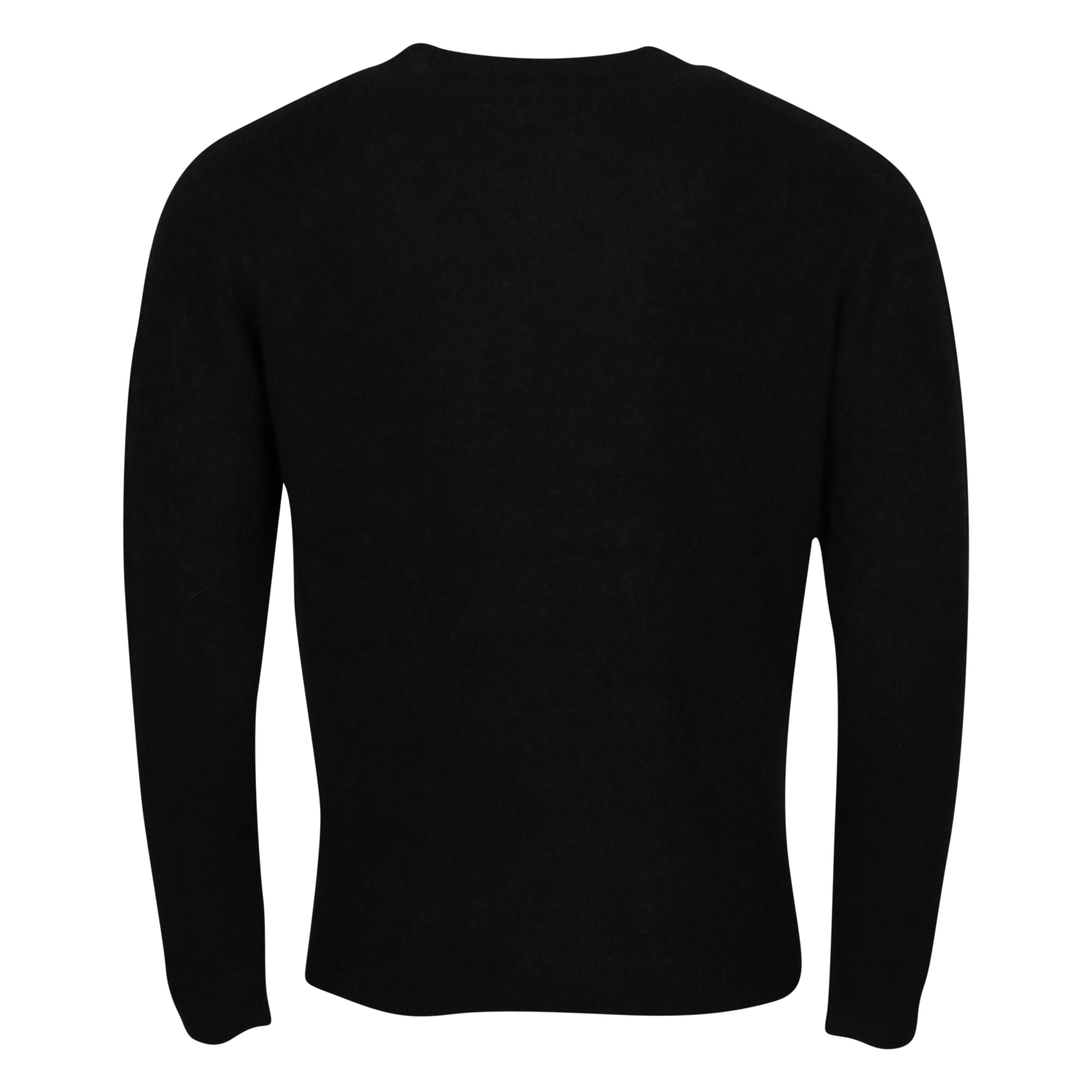 Roberto Collina Fluffy Knit Pullover in Black 48