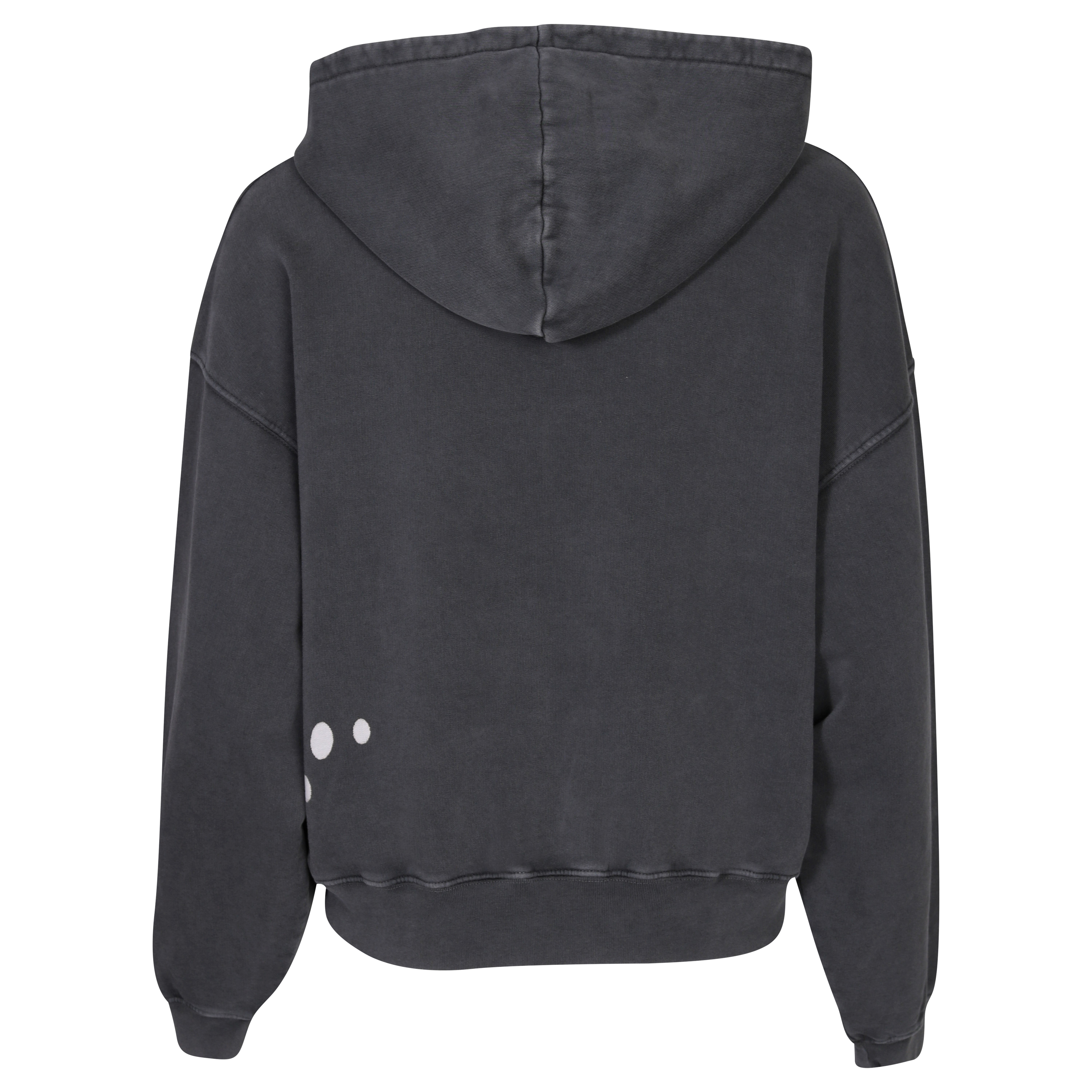 Anine Bing Alec Hoodie in Faded Black XS