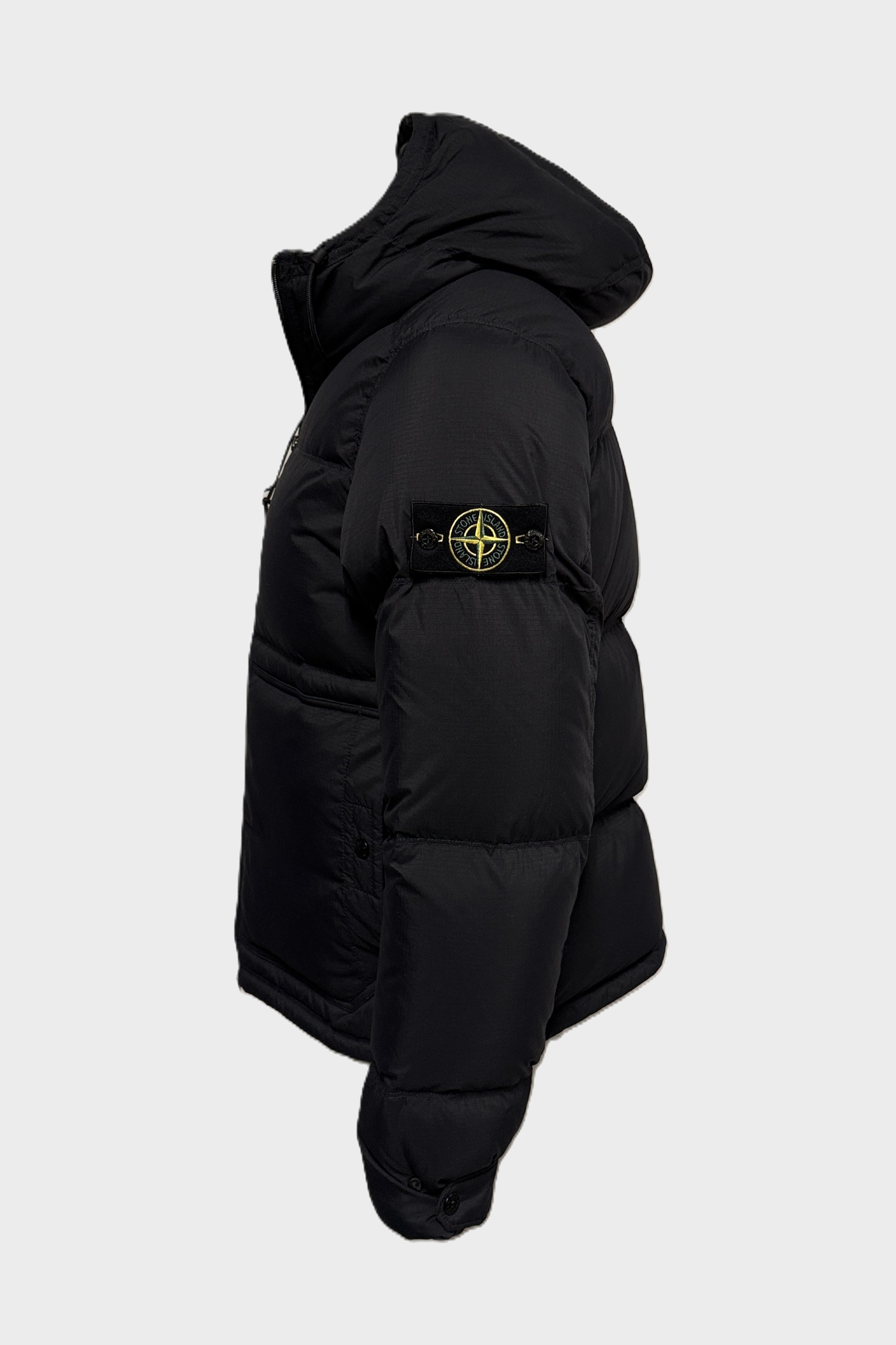 STONE ISLAND Matt Ripstop Cordura® Down Jacket in Black