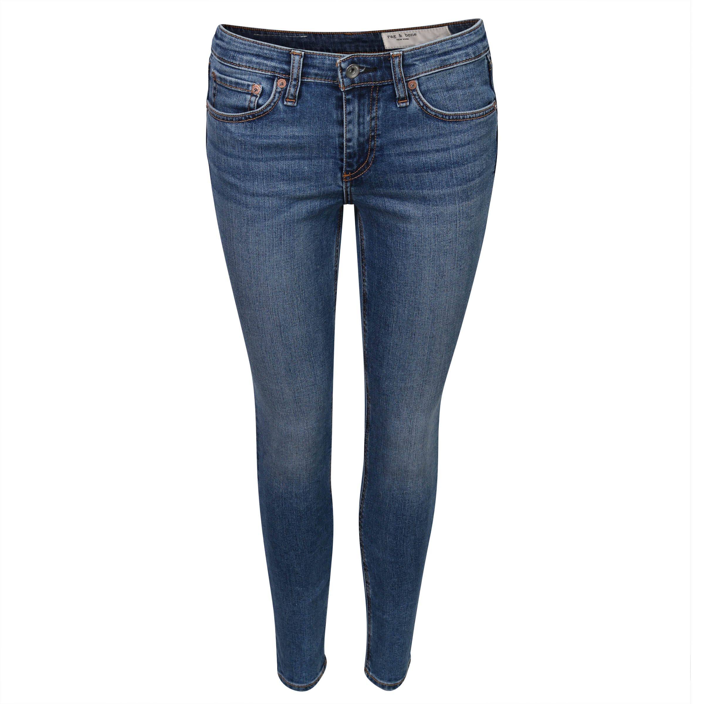 Rag & Bone Midrise Jeans Cate Ankle Skinny Pismo