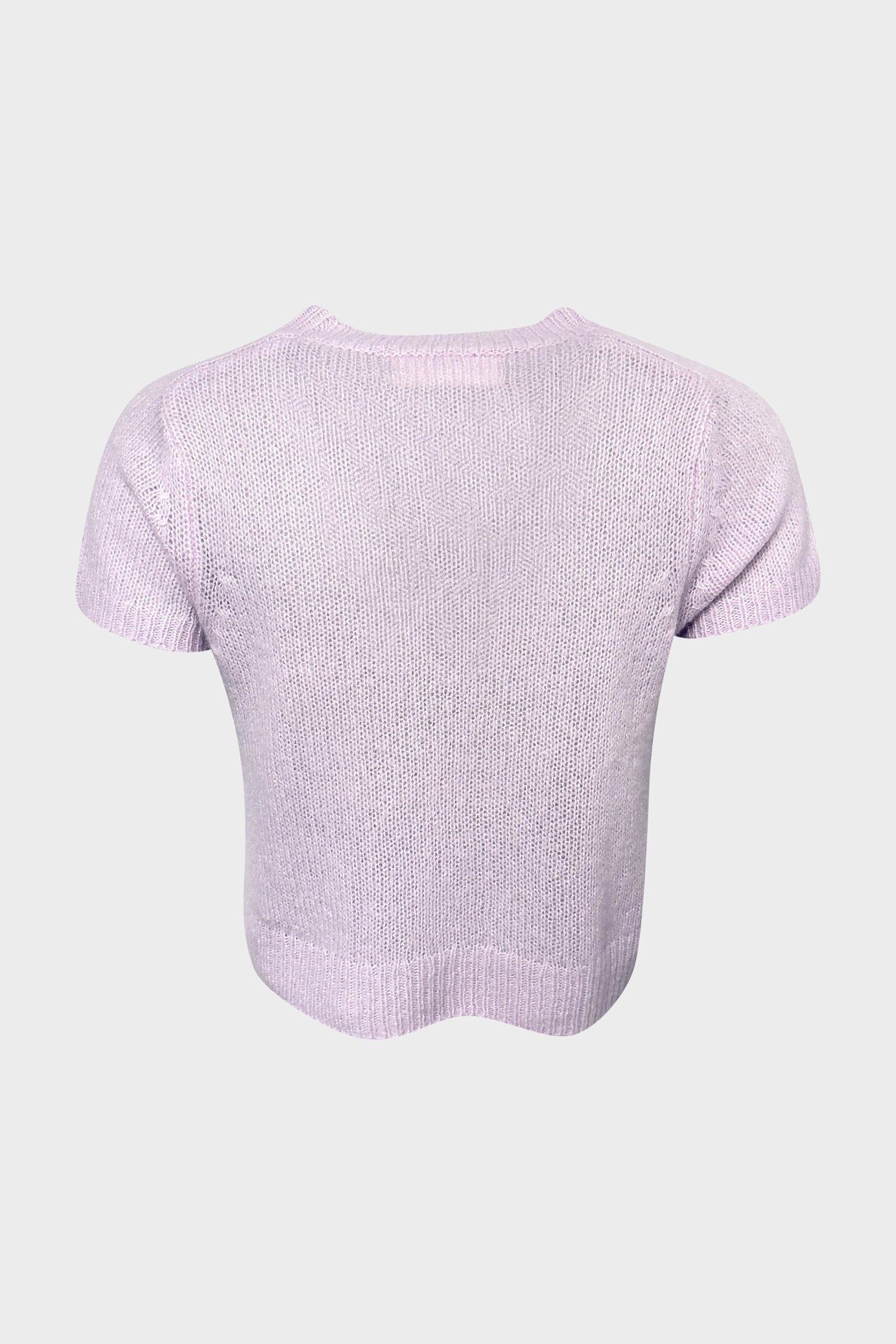 LISA YANG Siona Cotton/Silk T-Shirt in Light Pink