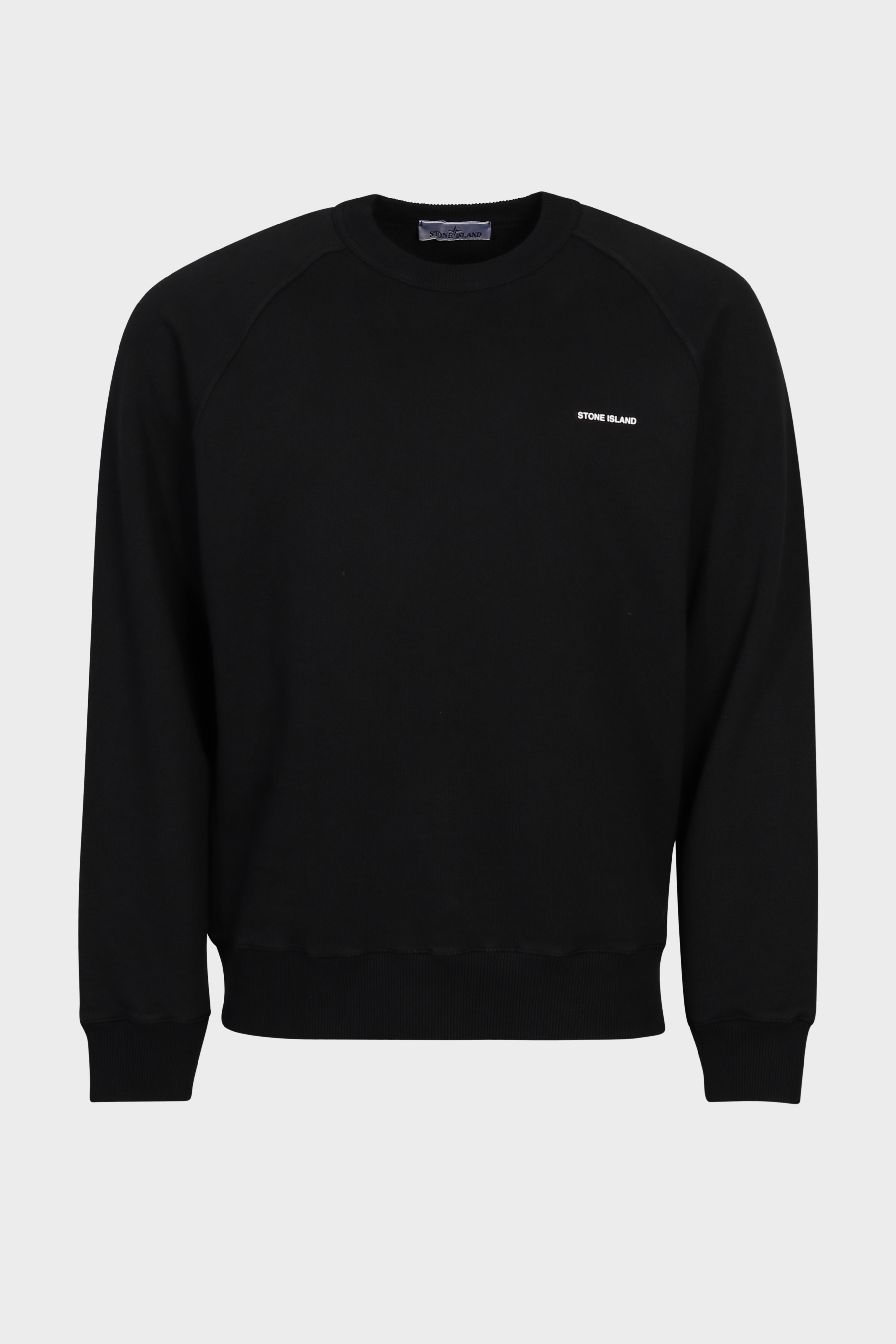 STONE ISLAND Stamp Sweatshirt in Black 3XL