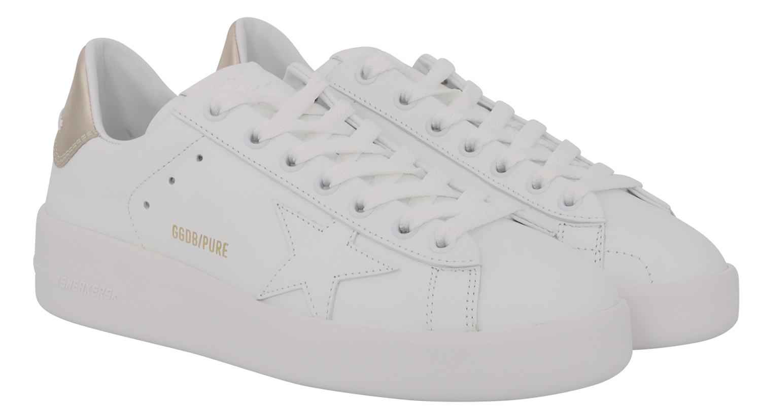 Golden Goose Pure Star White/Mirror Heel