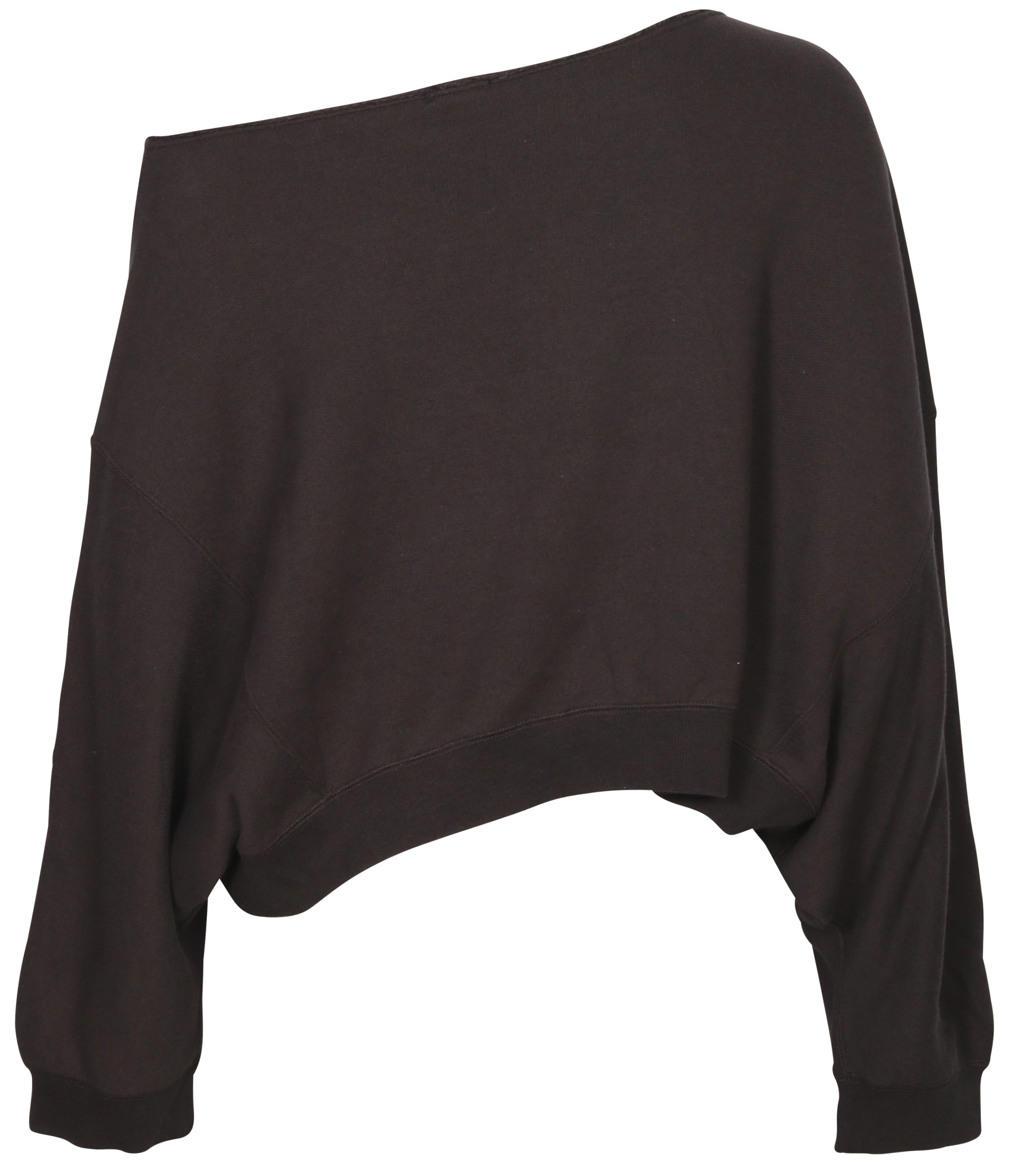 R13 Off Shoulder Sweatshirt Patti Vintage Black M