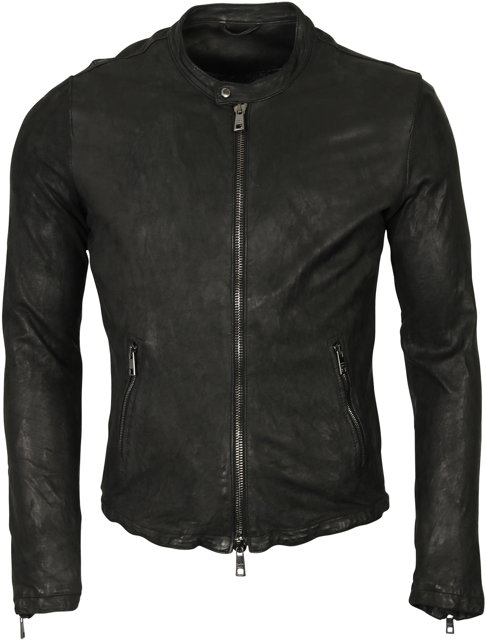 Giorgio Brato Leather Jacket Black