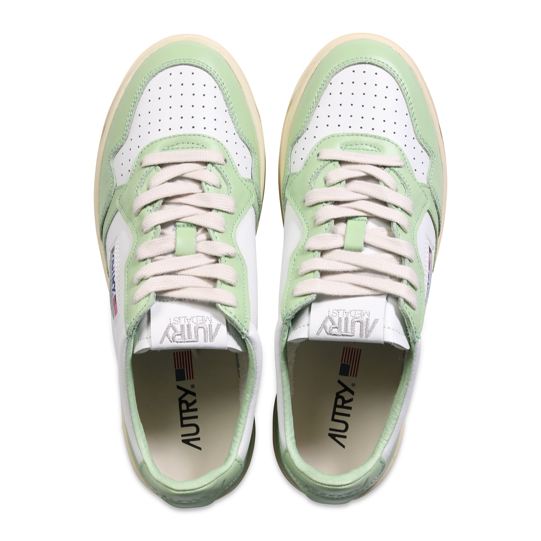 AUTRY ACTION SHOES Low Sneaker White/Nile Green 41