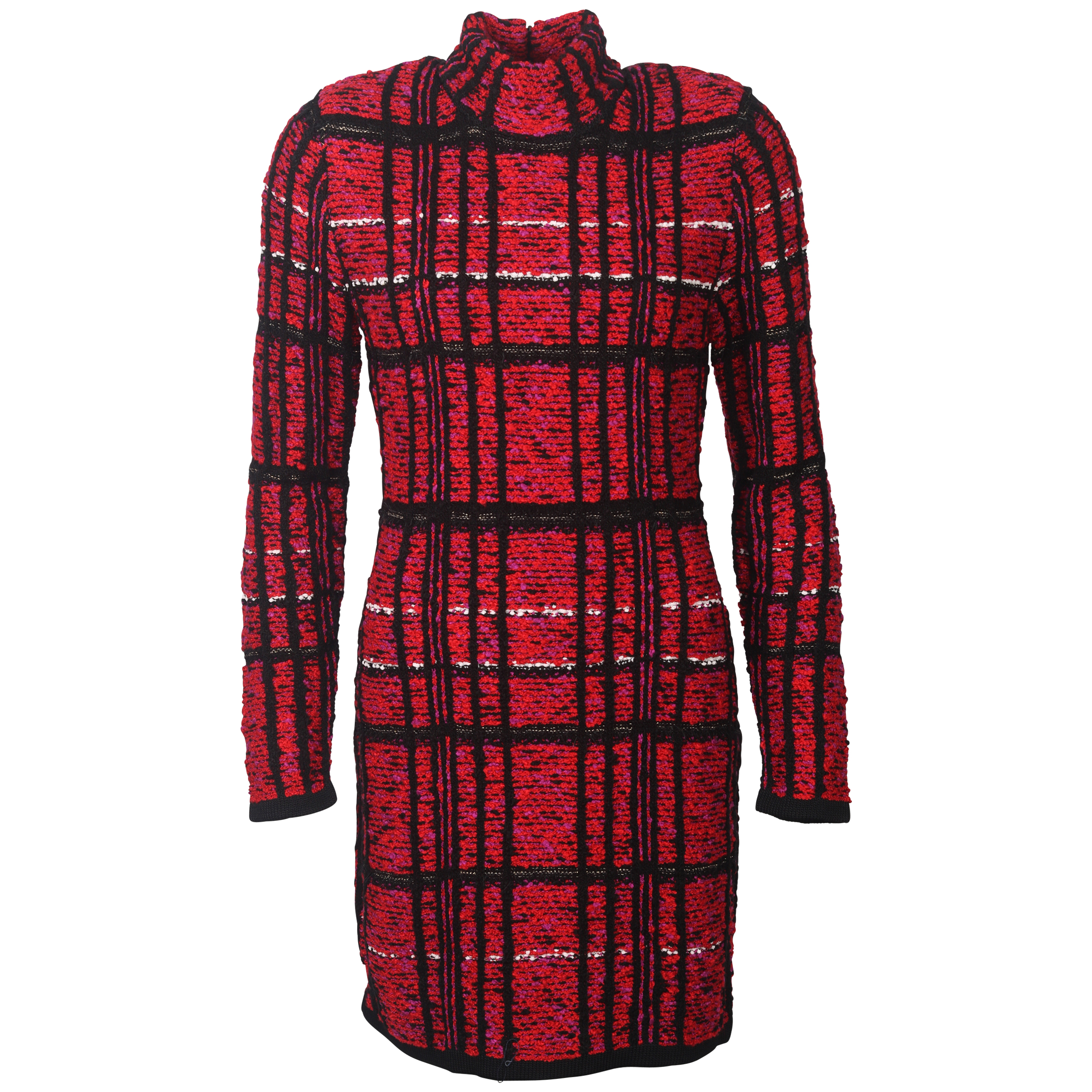 Nikkie Kleid rot/schwarz kariert