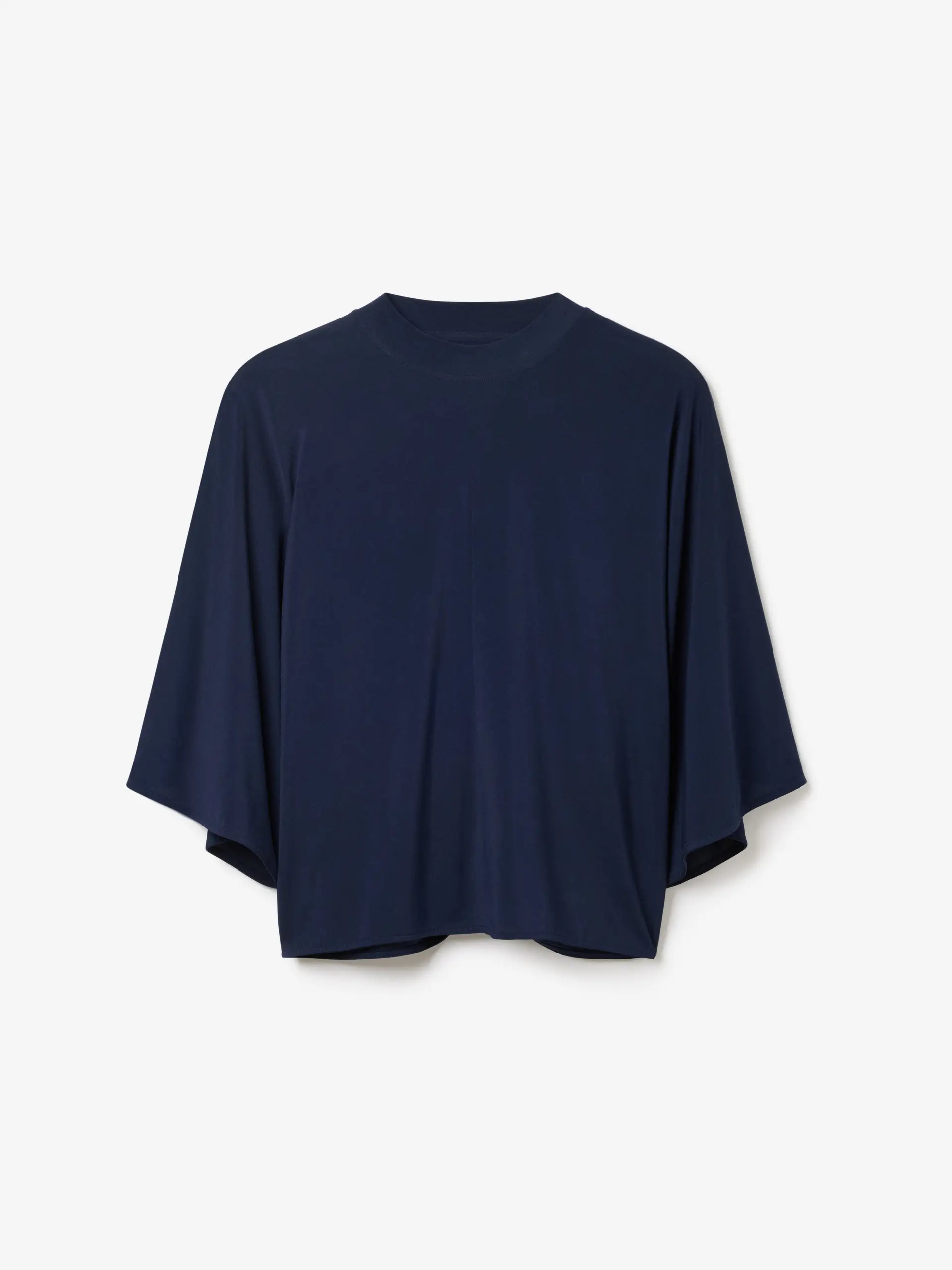 DAGMAR Viscose Kimono Top in Navy Blue