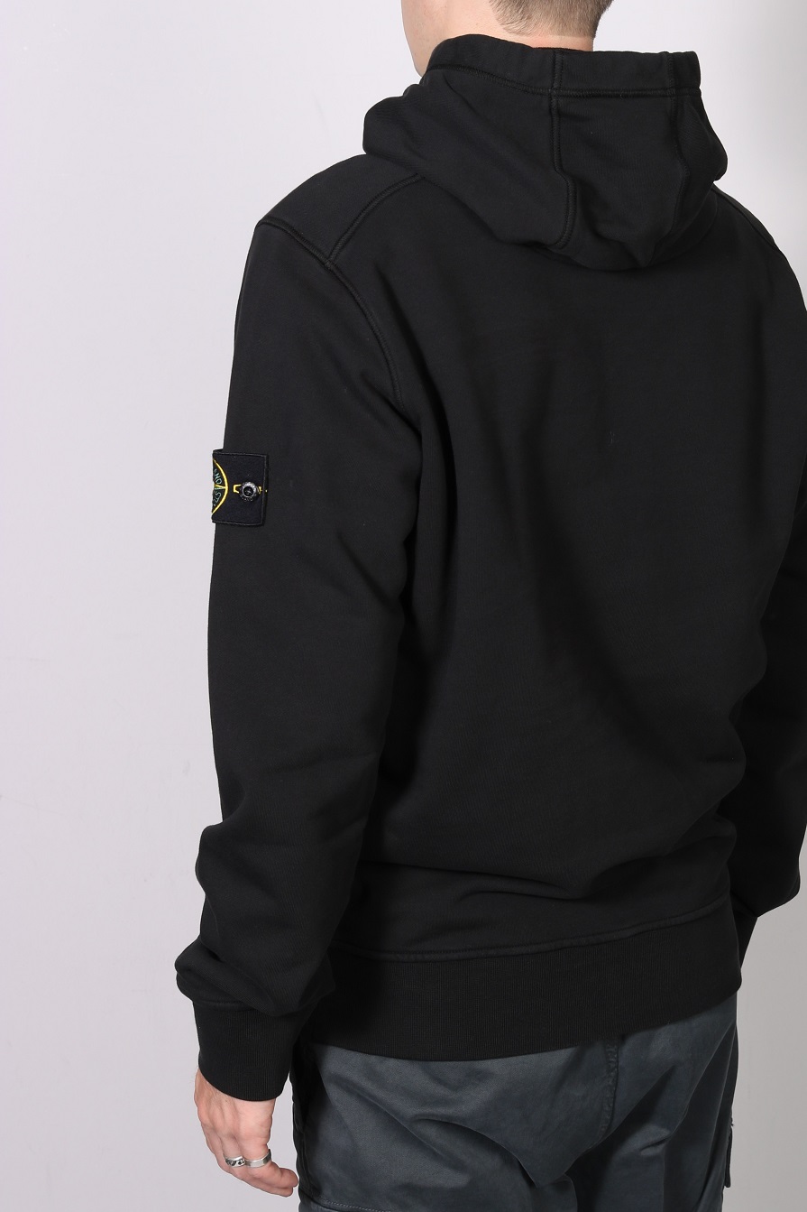 STONE ISLAND Sweat Hoodie in Black 2XL