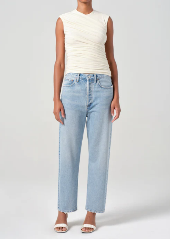 AGOLDE 90's Crop Jeans in Force Wash