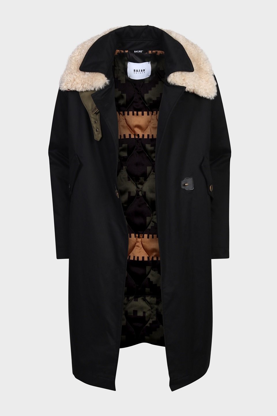 BAZAR DELUXE Parka in Black IT44 / DE38