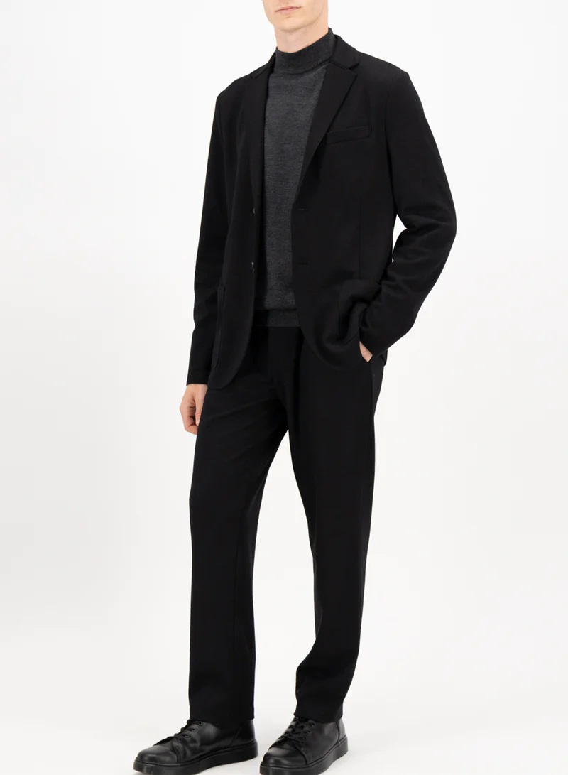 HARRIS WHARF Wool Jacket in Black 50