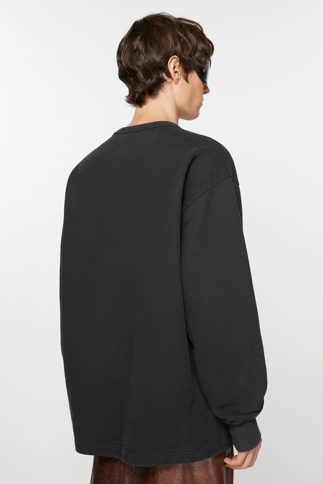 ACNE STUDIOS Stamp Oversize Sweatshirt in Black M