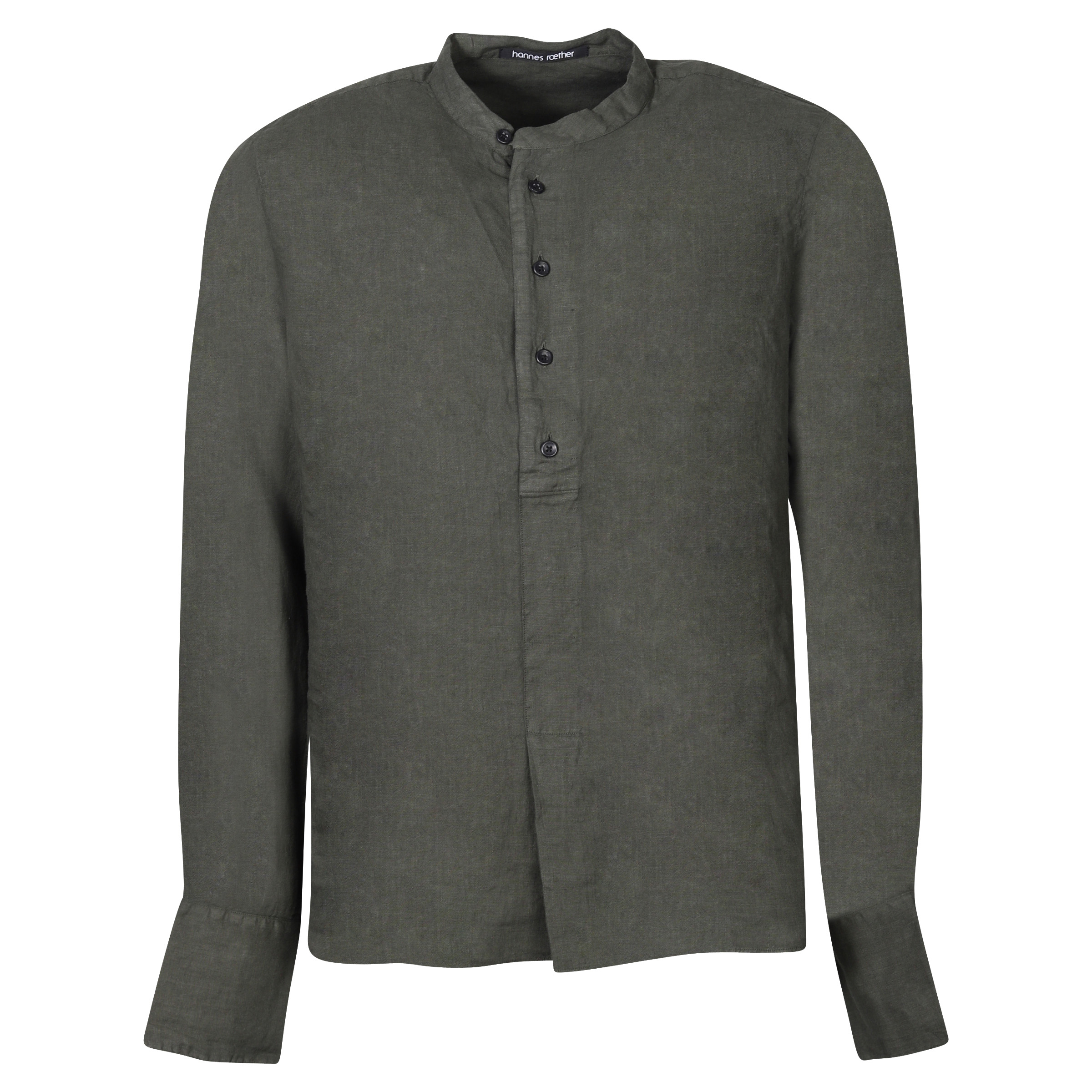 Hannes Roether Linen Shirt Olive