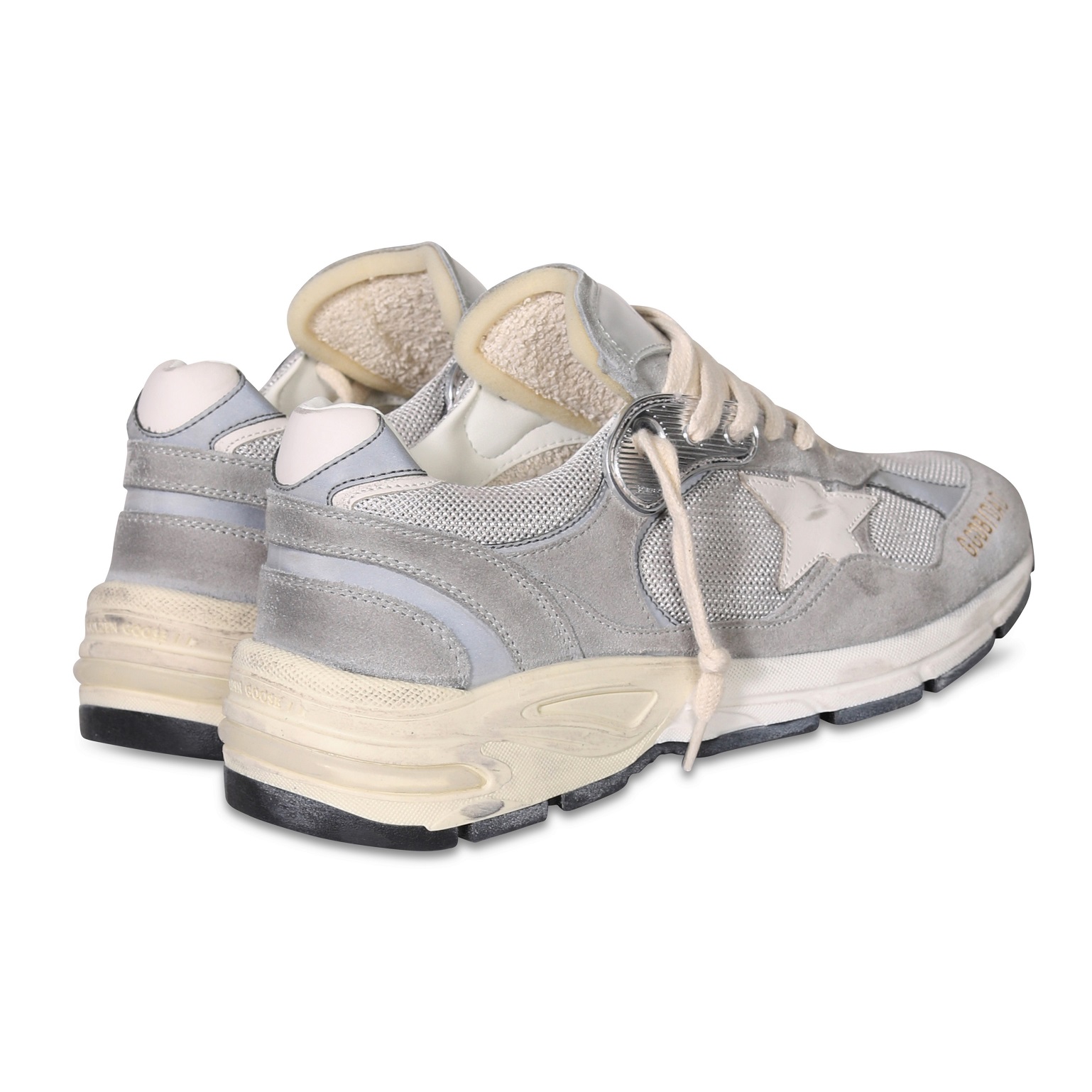 GOLDEN GOOSE Sneaker Running Dad in Grey/Silver/White 37