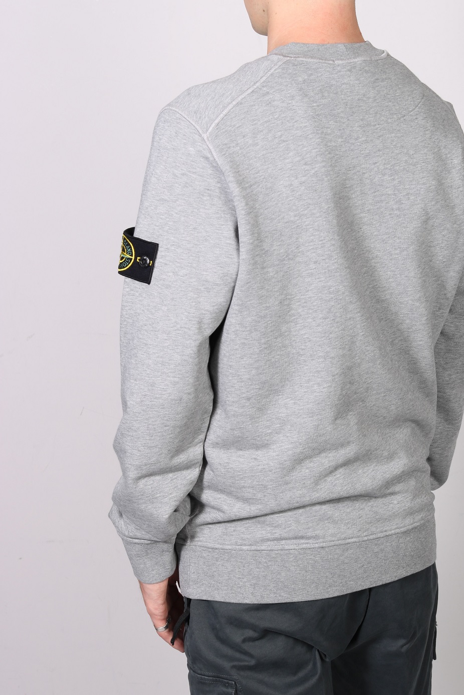 STONE ISLAND Sweatshirt in Melange Grey M