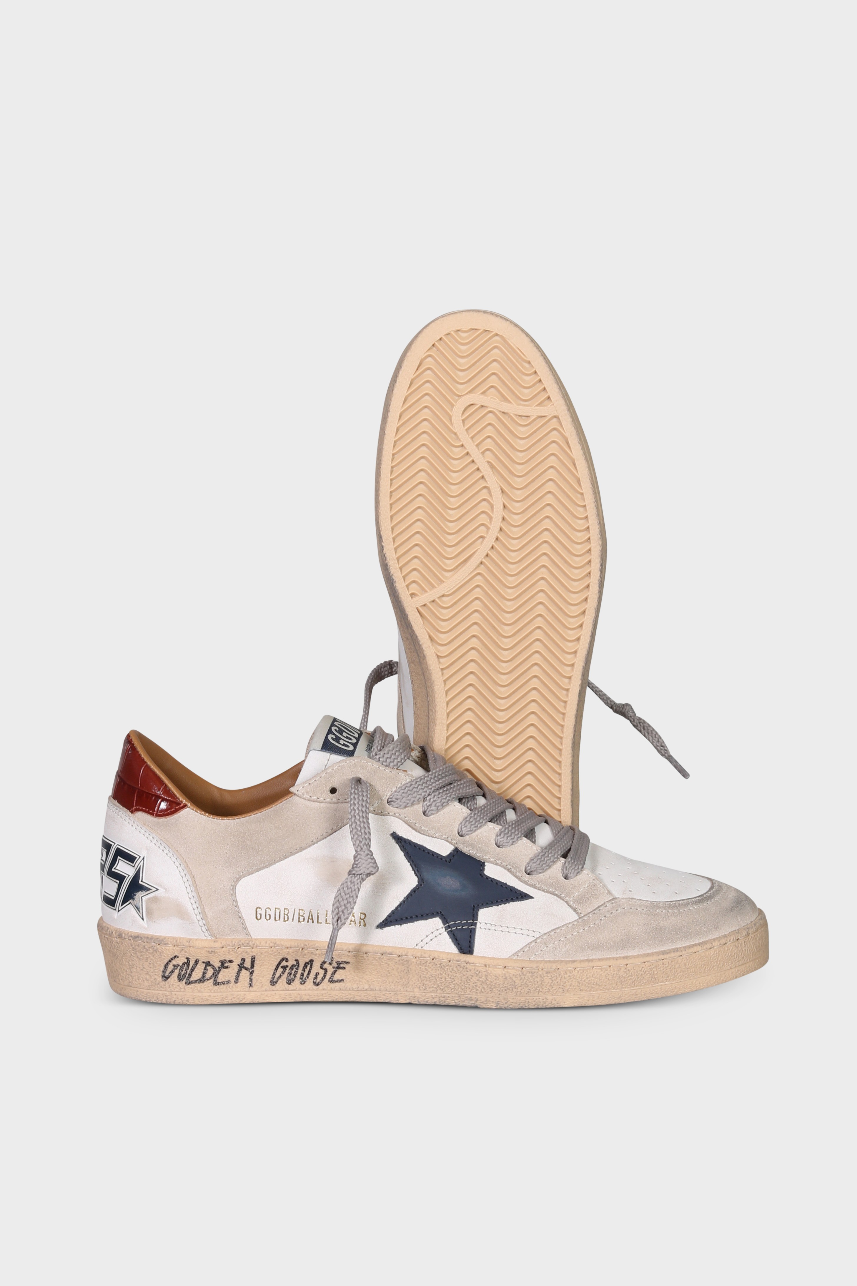 GOLDEN GOOSE Ballstar Beige/Blue