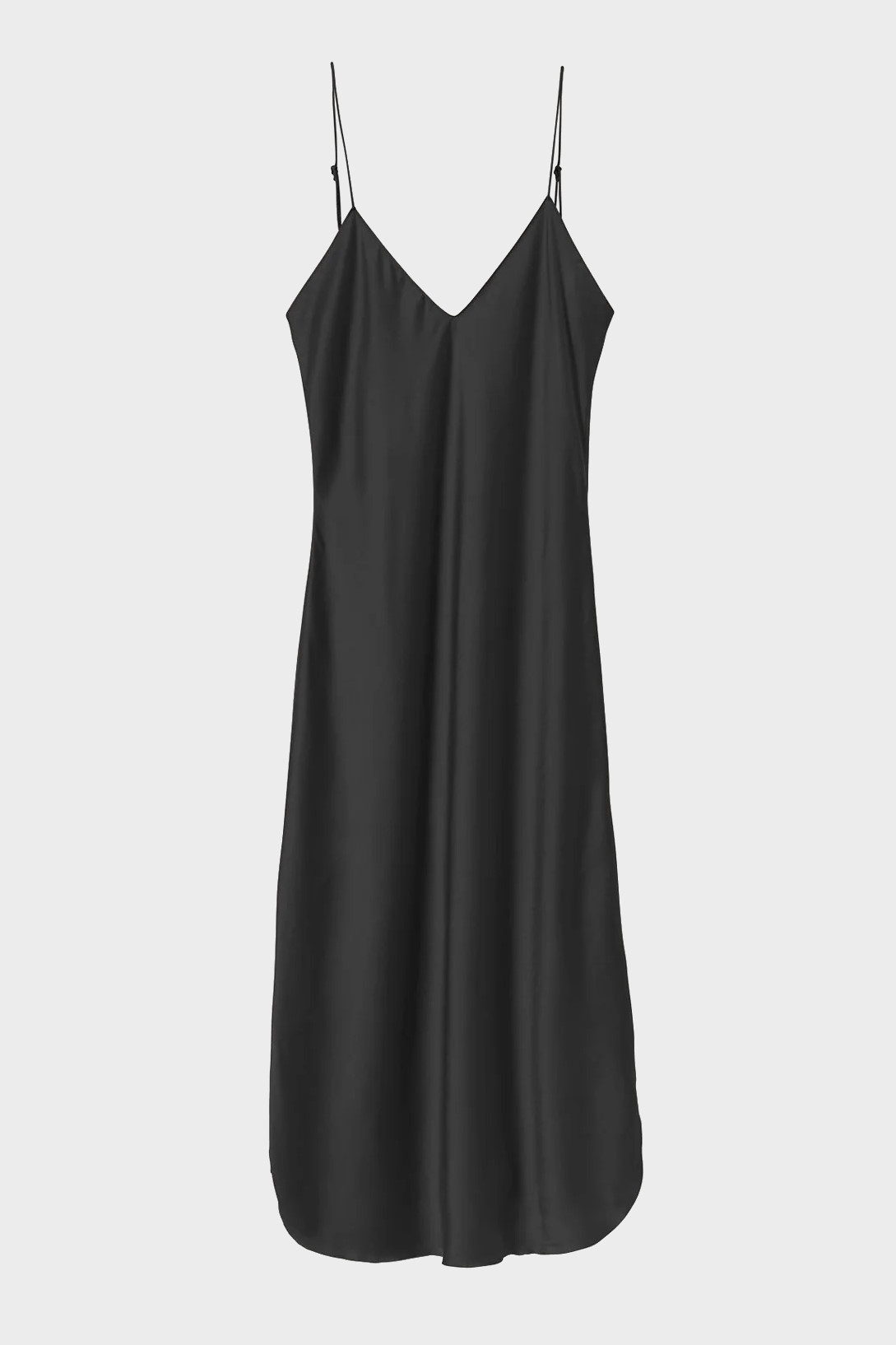 NILI LOTAN Short Cami Silk Dress in Black