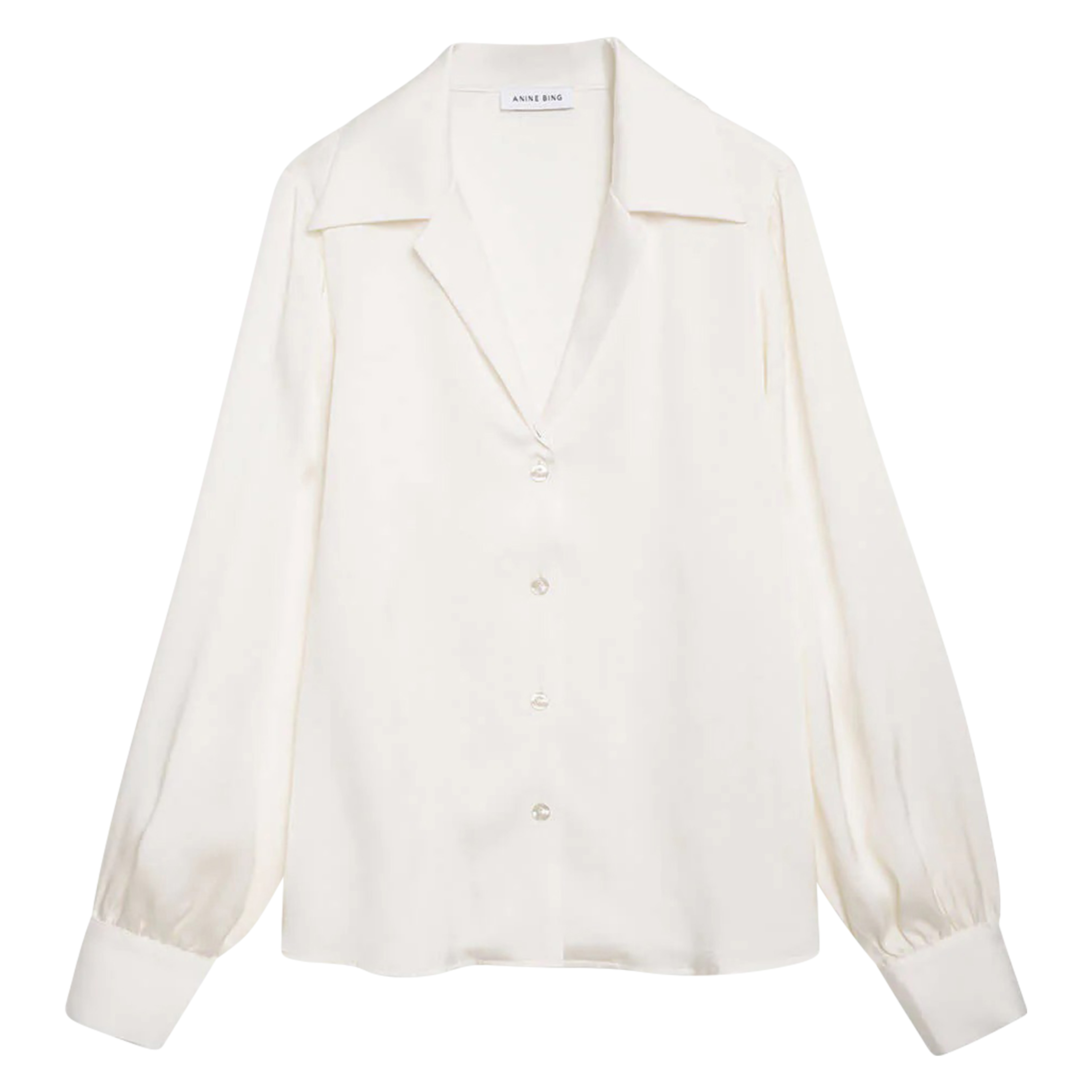 Anine Bing Mylah Shirt in Pearl M