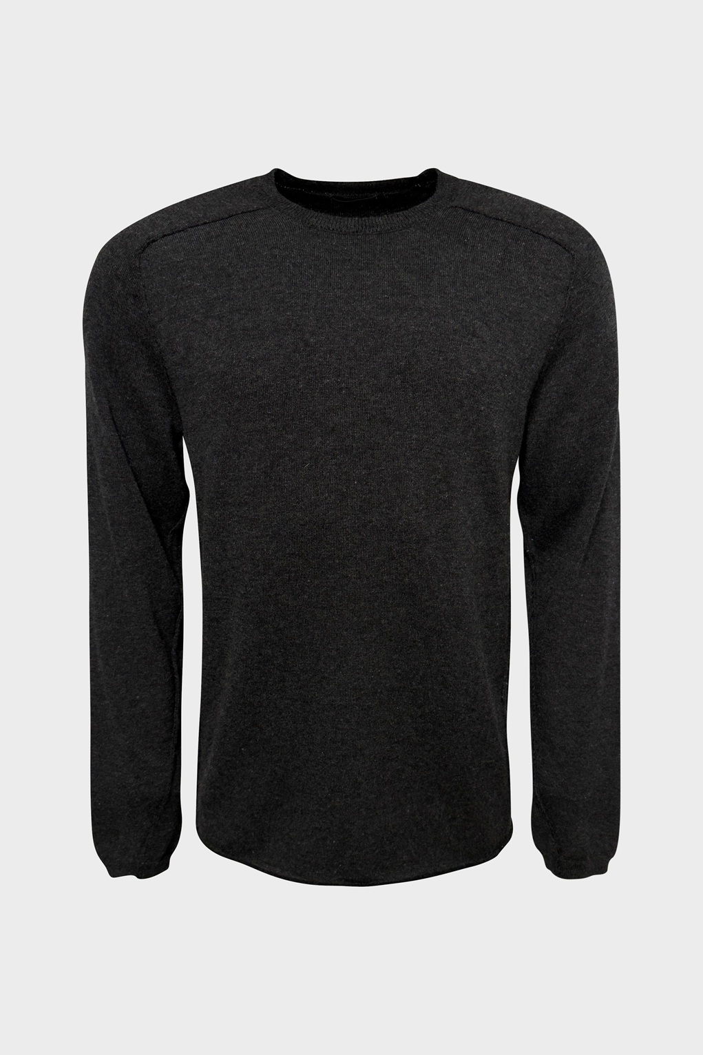 TRANSIT UOMO Cashmere/Silk Sweater in Dark Grey